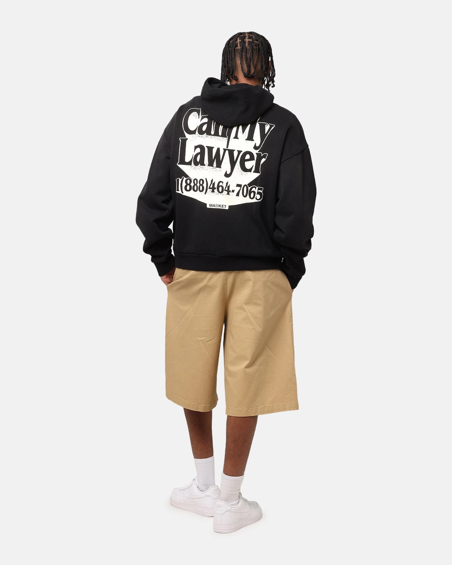 Market Call My Lawyer 3D Hoodie Black SeamFreeShoulder