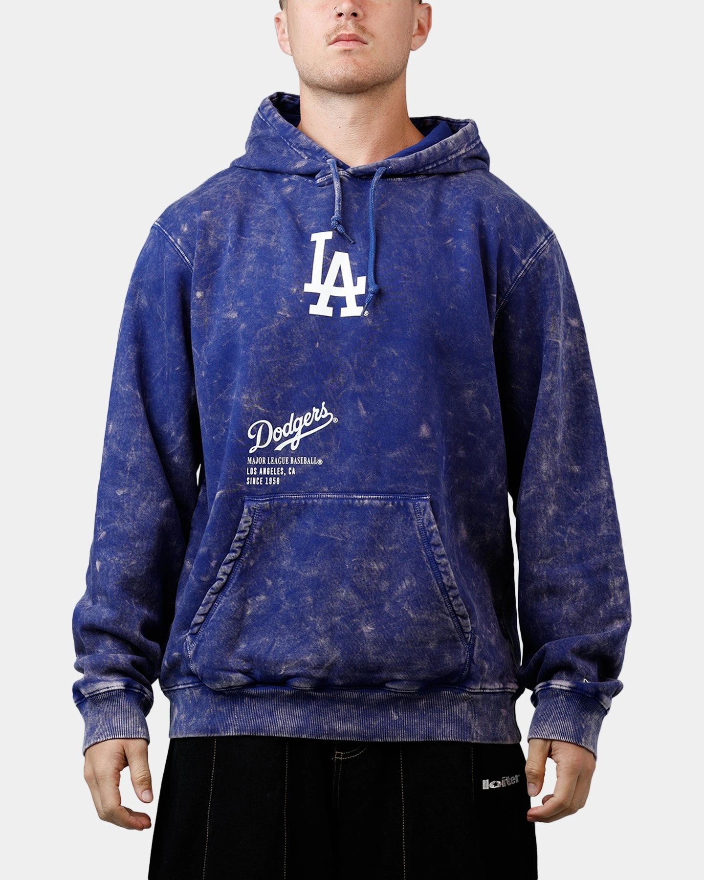 New Era Los Angeles Dodgers Sport Night Hoodie Official Team Color PreShrunkFabric Tagless Design