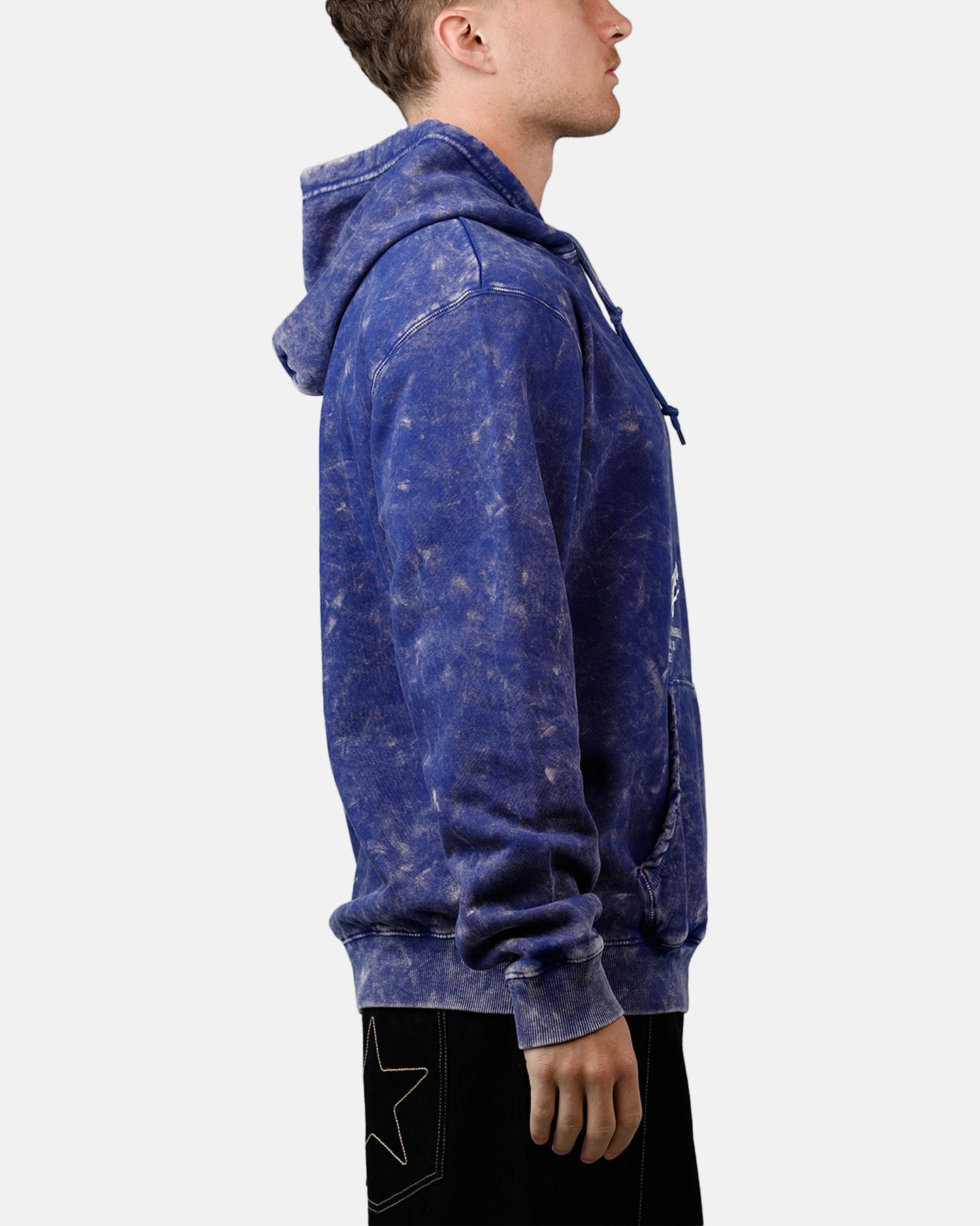 New Era Los Angeles Dodgers Sport Night Hoodie Official Team Color ButtonlessClosure Thermal Insulation Tech