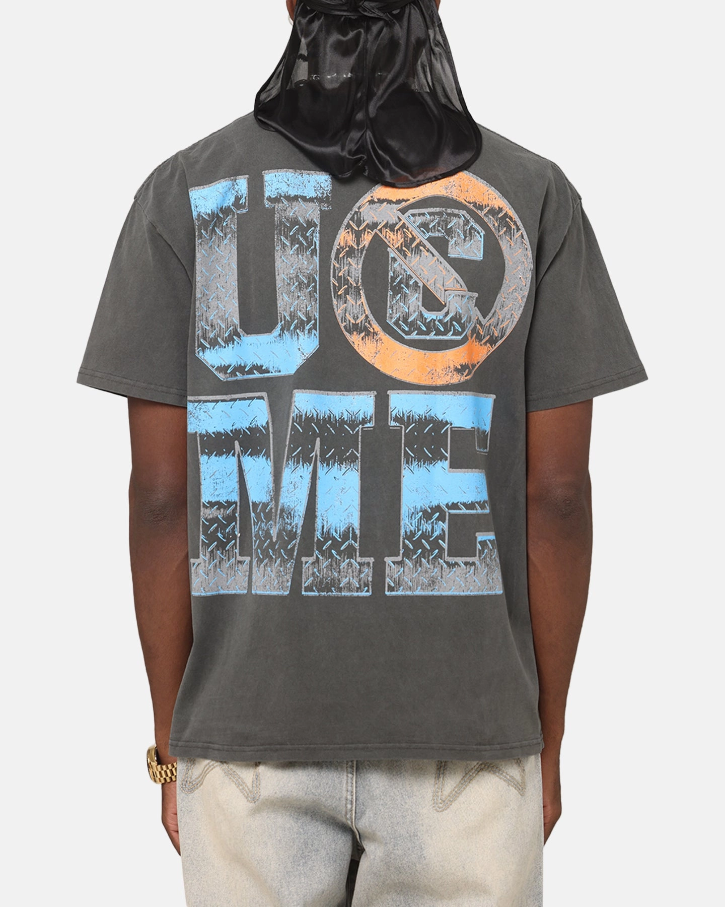 Culture Kings X WWE John Cena Heavyweight T-Shirt Black Wash NoTagLabel Fitted Blouse