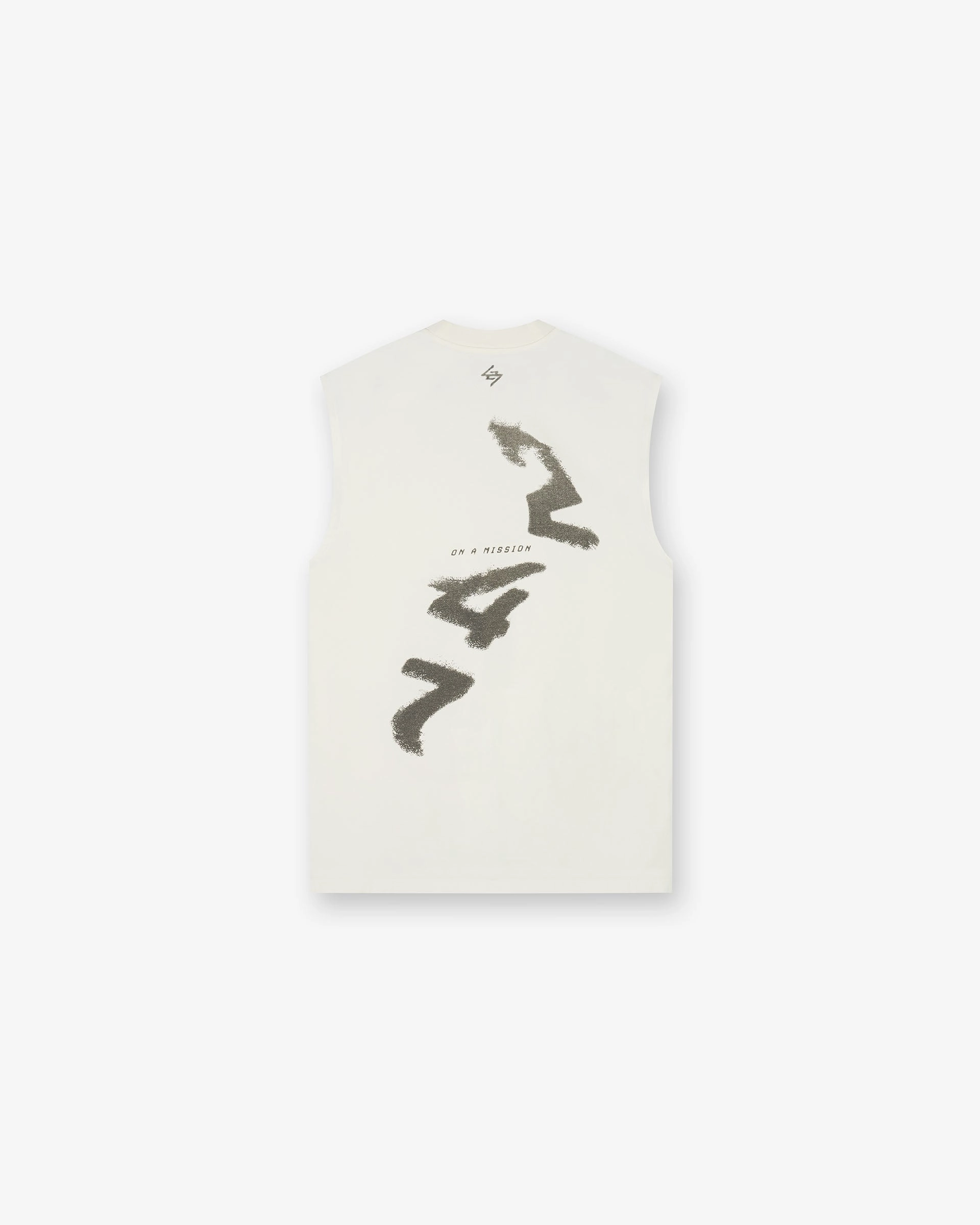 Relaxed Armhole Cut 247 Motion Oversized Tank - Flat White