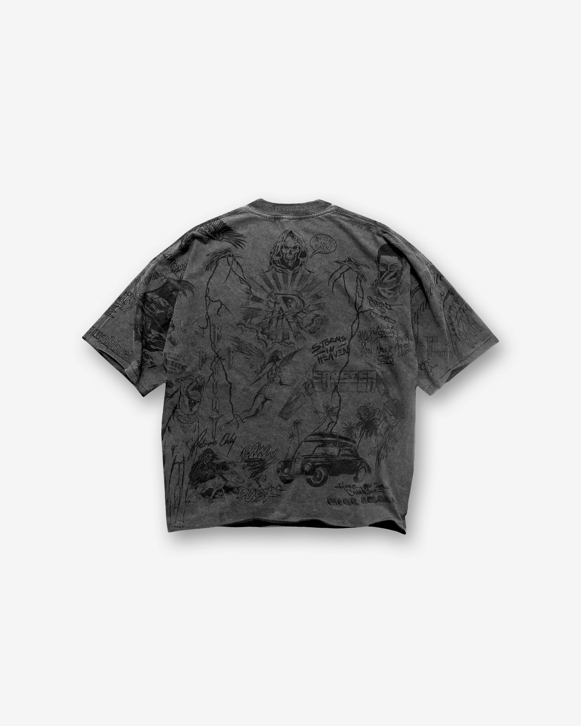 Legacy T-Shirt - Vintage Grey Streetwear Style