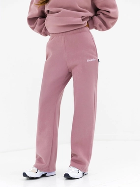 Lexi Wide Leg Sweatpants - Dusty Pink Body Friendly