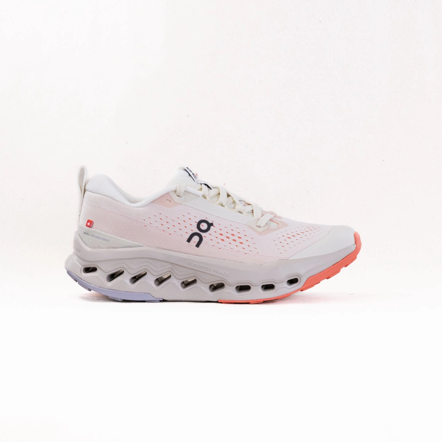 On Cloudsurfer Trail 2 (Women's) - Ivory/Salmon performance - optimized shoes