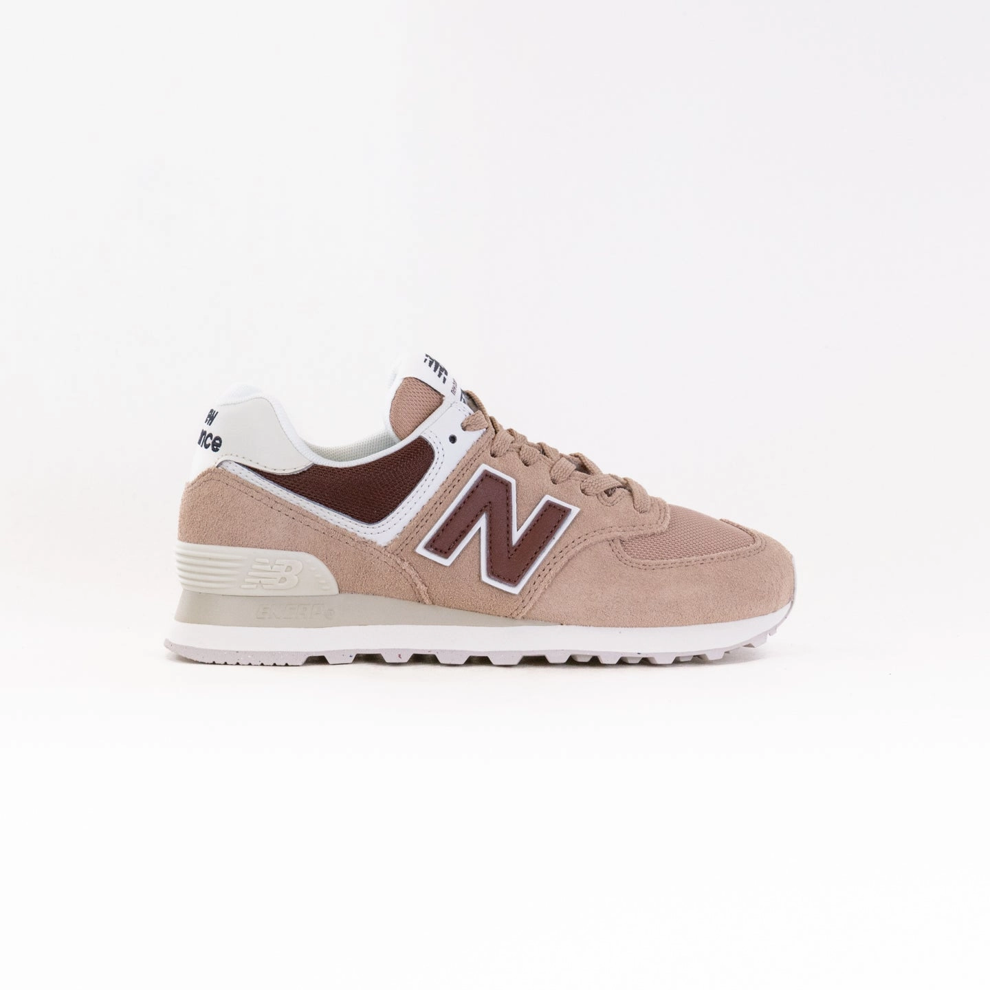 pre - run warm - up Ventilated Airflow New Balance 574 (Women's) - Flat Taupe/Oak/Turtle Dove