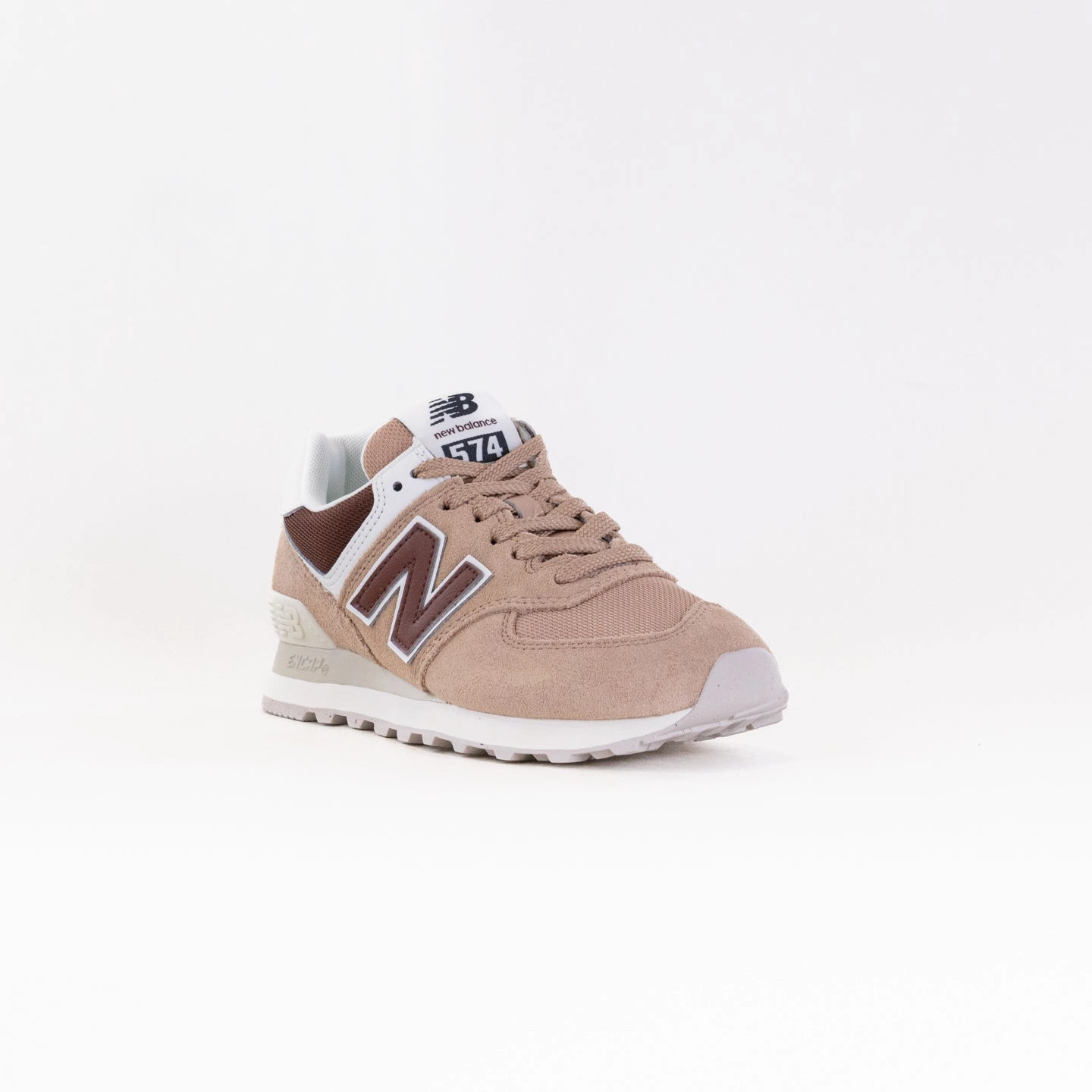 powerlifting shoes Double - layer New Balance 574 (Women's) - Flat Taupe/Oak/Turtle Dove