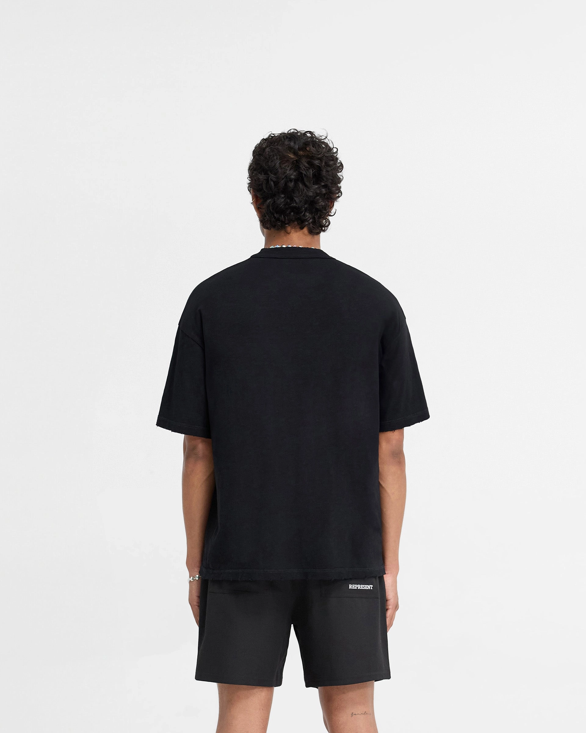 Slub T-Shirt - Jet Black Comfortable All Day Wear