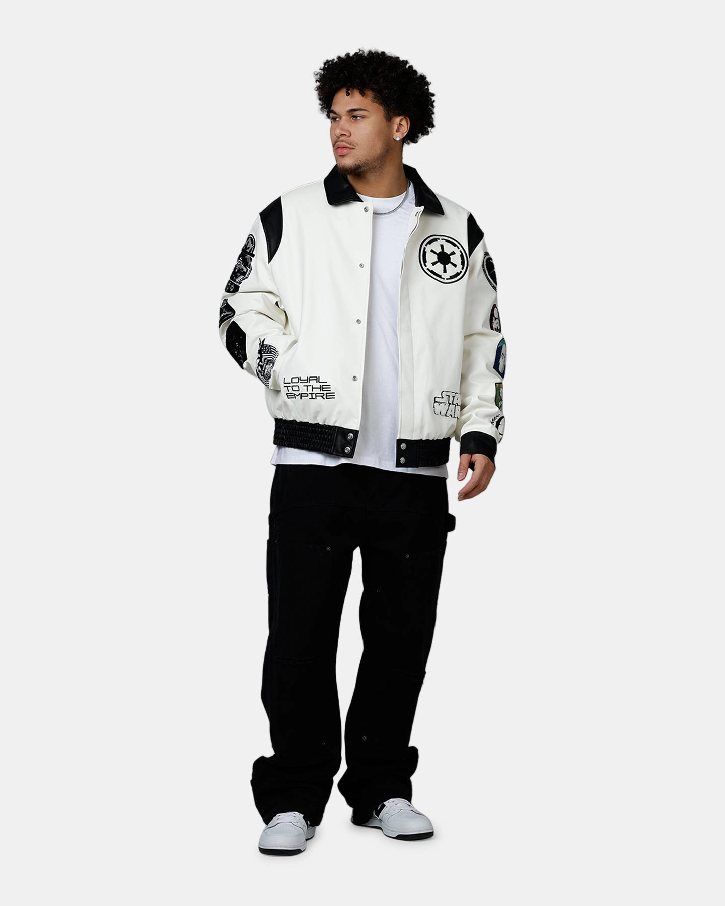 QuickAccess Pockets Extra Layer Piece Jeff Hamilton X Star Wars Galactic Empire Jacket White/Black