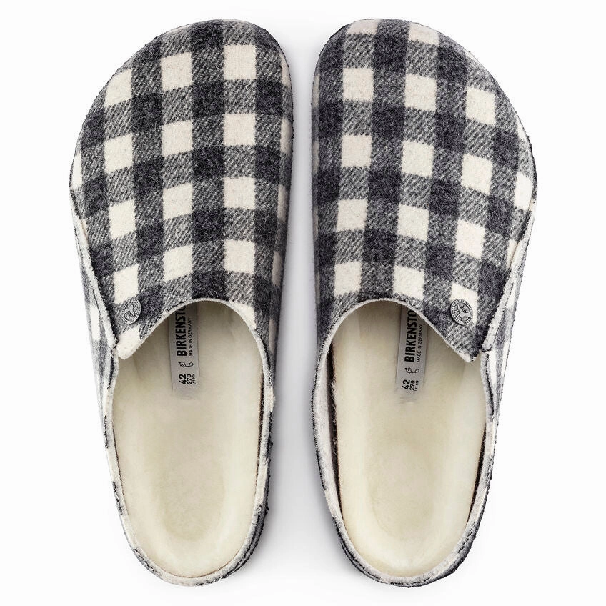 Relax Step Birkenstock Zermatt Shearling (Men's) - Plaid White