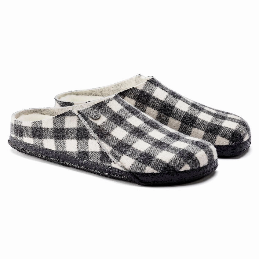 Quick Slip On Shoes Comfy Slip Fit Birkenstock Zermatt Shearling (Men's) - Plaid White