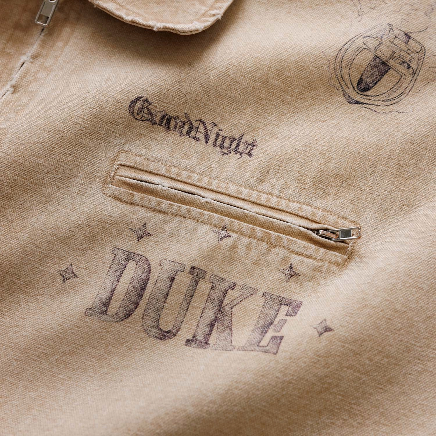 Duke Sketch Sand Jacket HypoallergenicMaterial