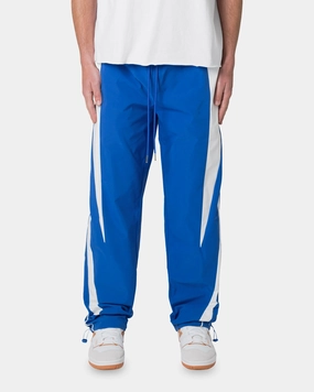 MNML Striped Track Pants Blue/White Mesh Comfort Chic Comfort
