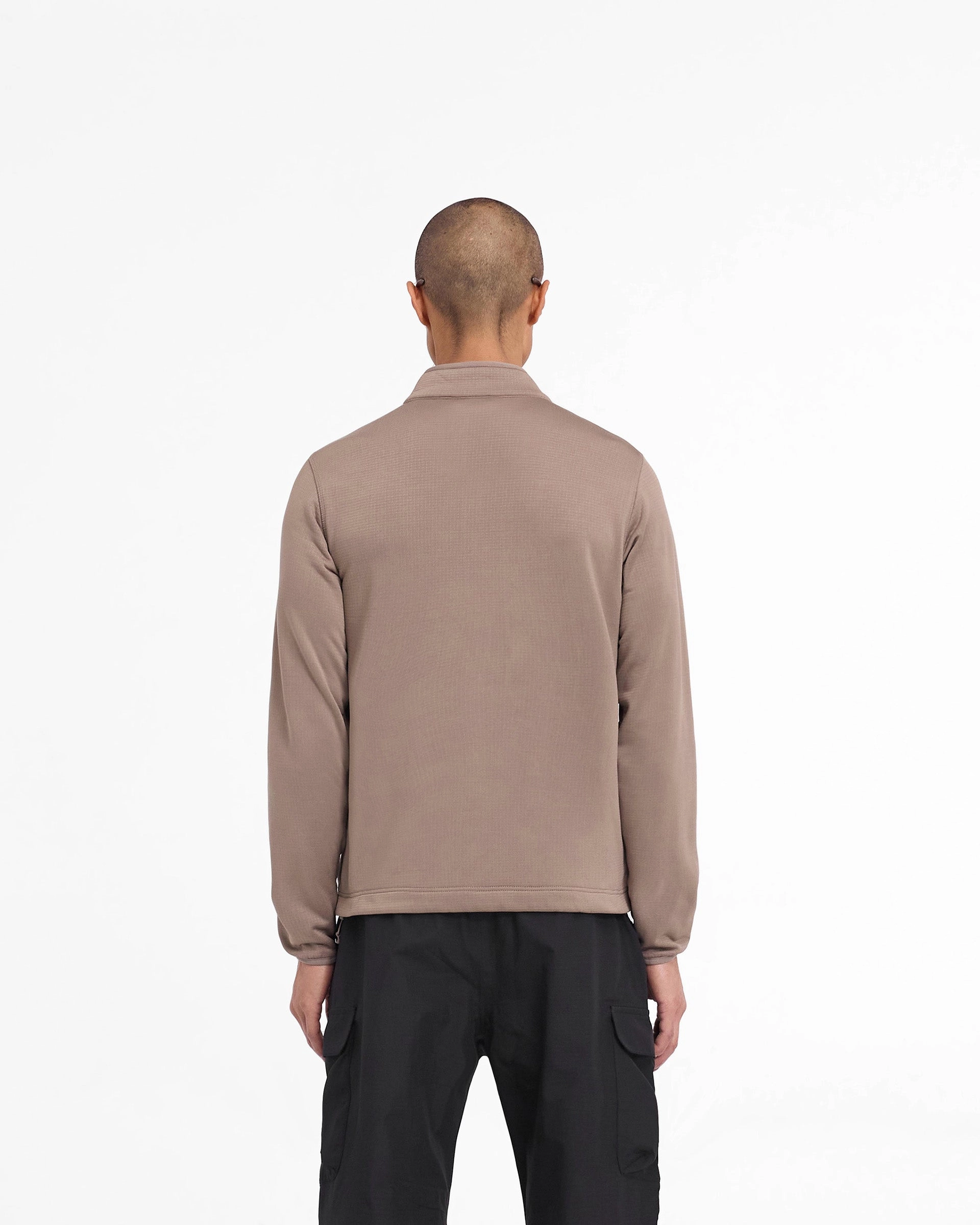 247 Full Zip Fleece - Umber Breathable Mesh Panels