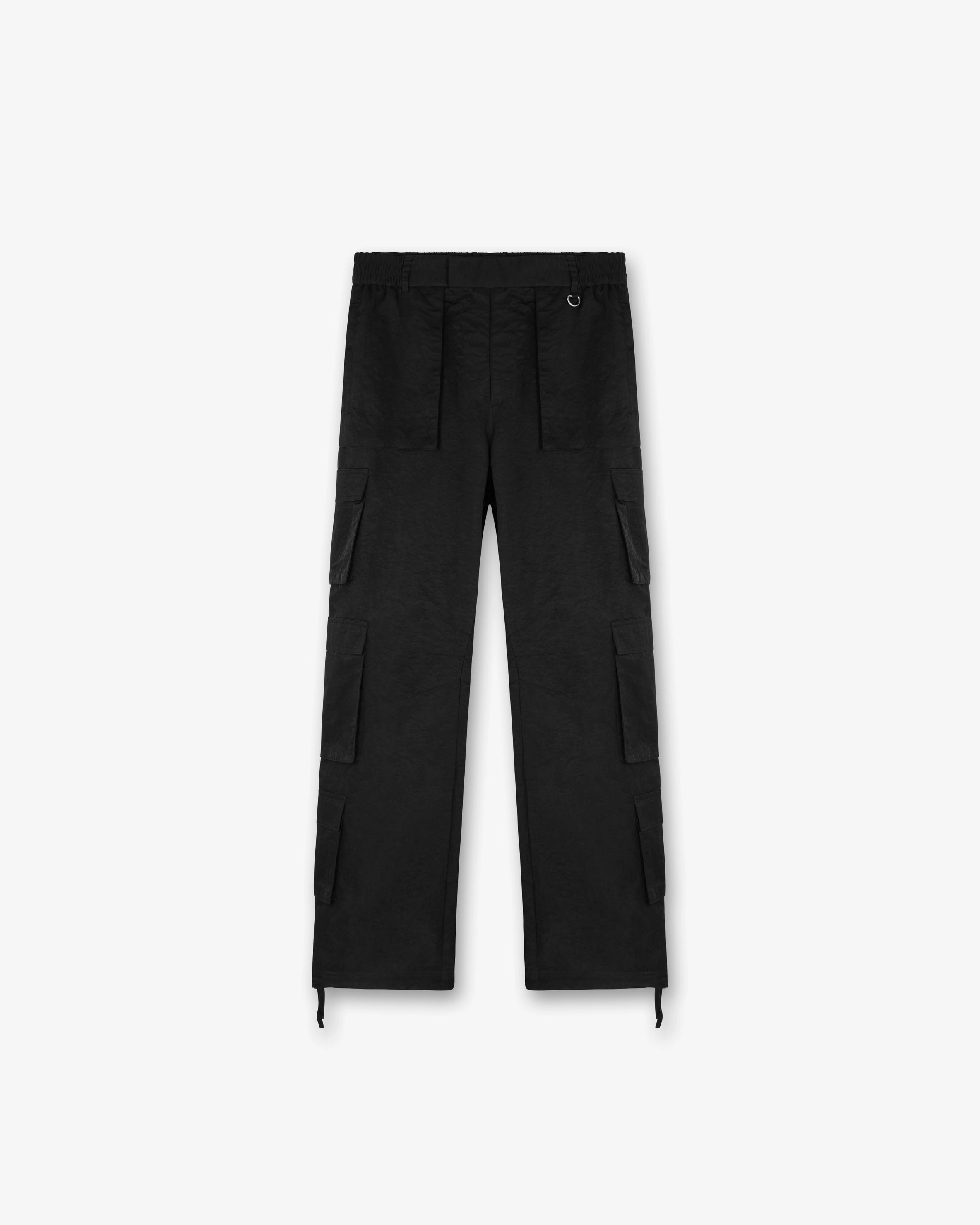 HypoallergenicFabric Nylon Tech Cargo Pant - Black