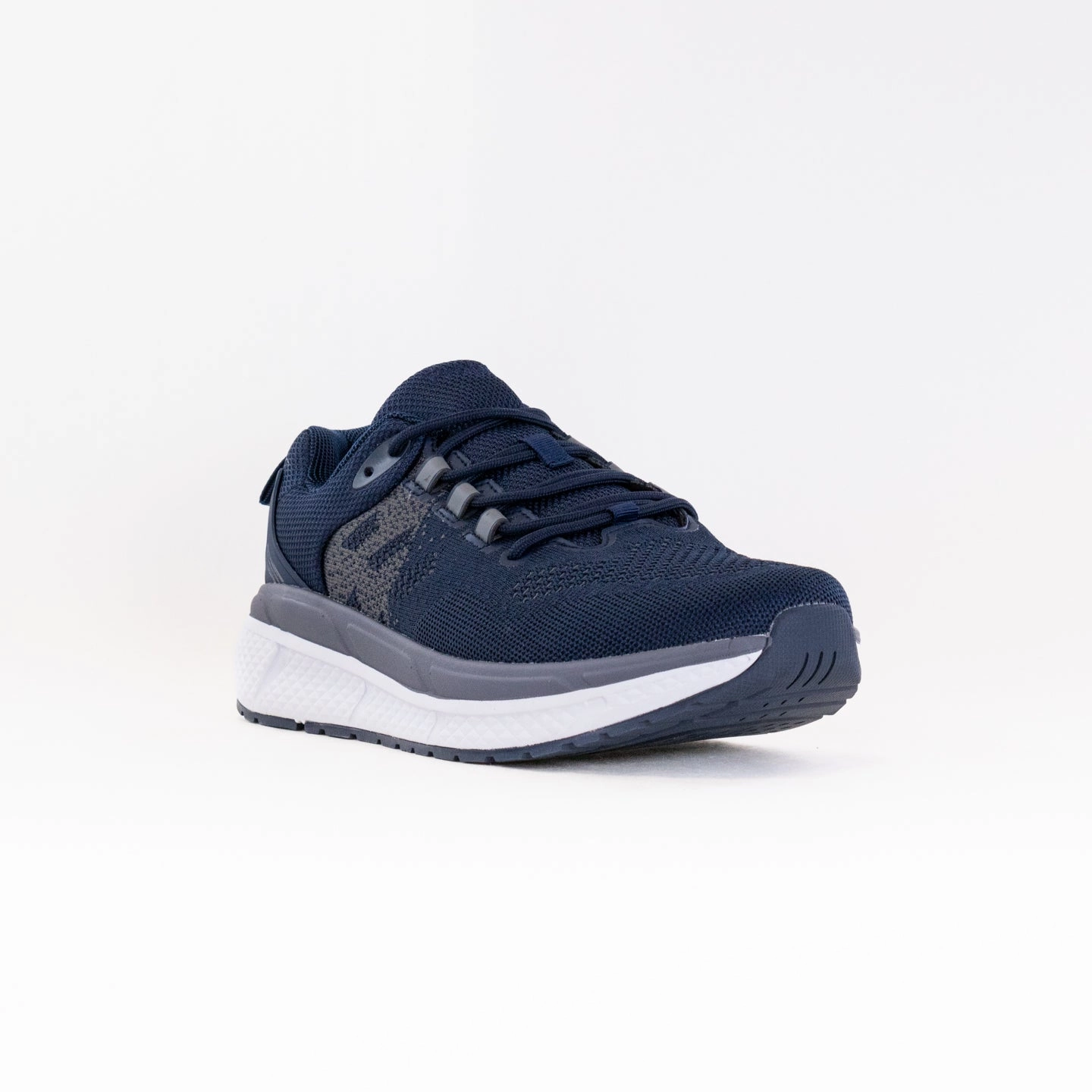 Ventilated Heel Panel Propet Ultra 267 (Men's) - Navy/Grey