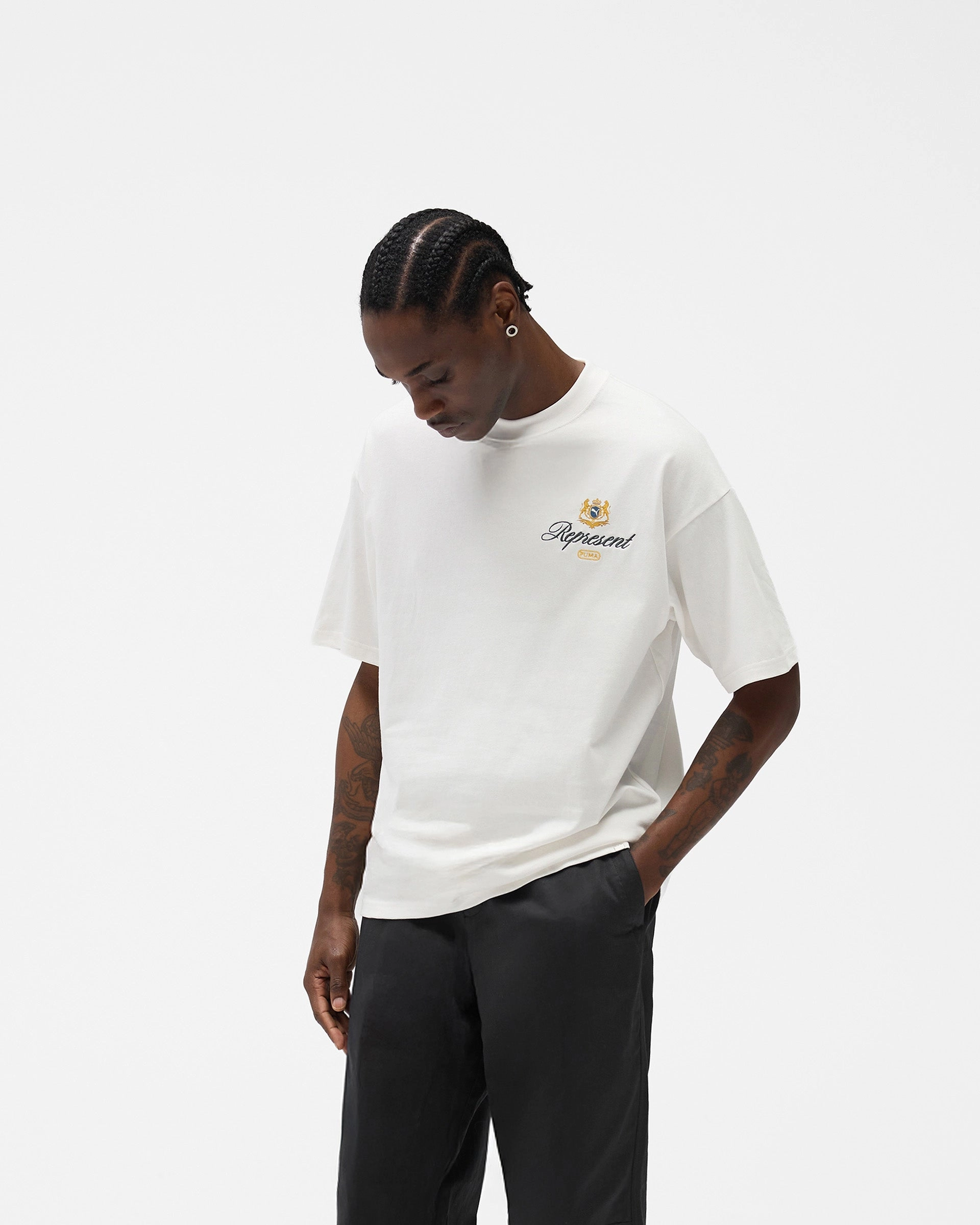 Represent X Puma Graphic T-Shirt - Shoji dry cleanable Layerable Look