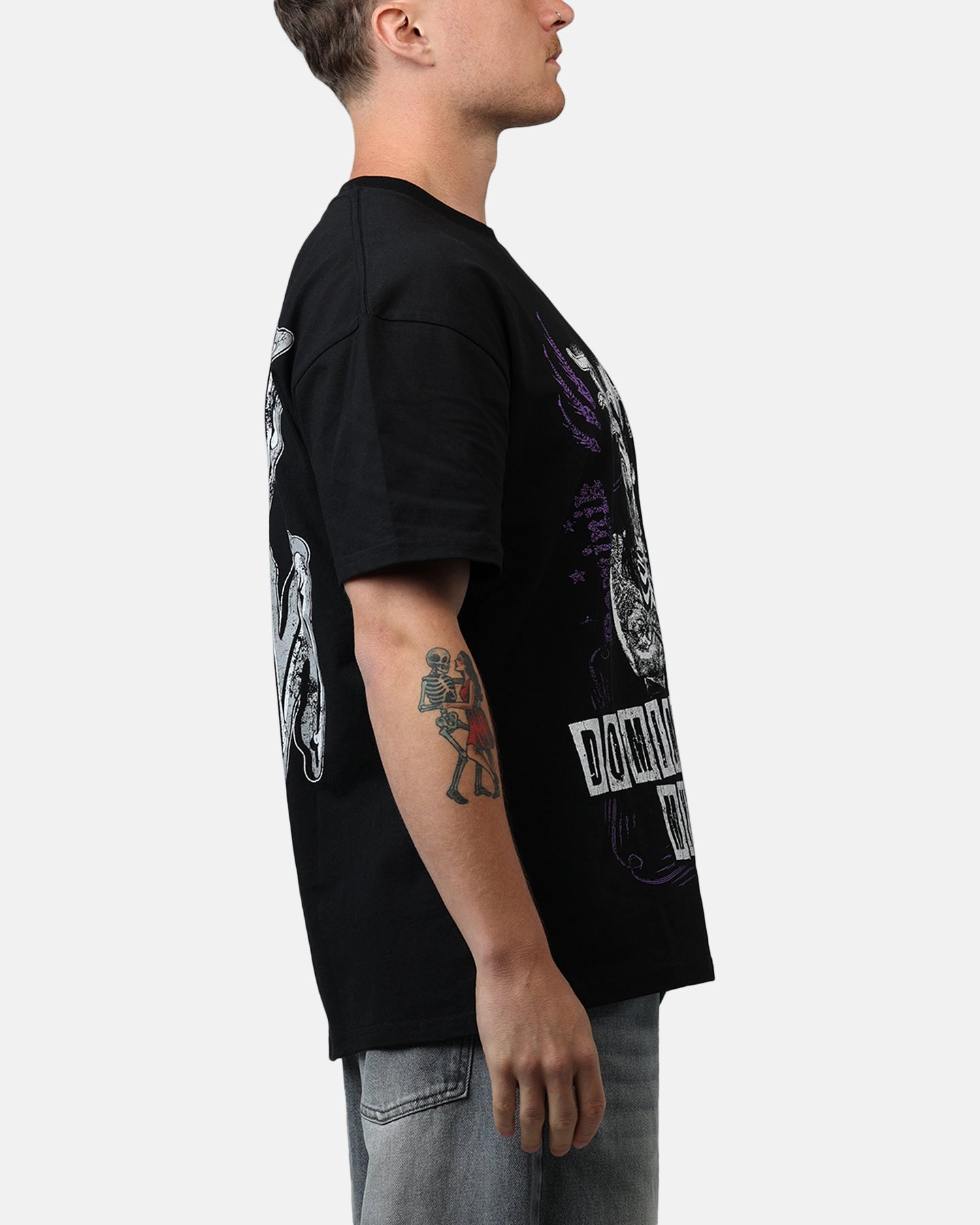 Basic Wardrobe Relaxed Design Culture Kings X WWE LWO Dominik Mysterio T-Shirt Black