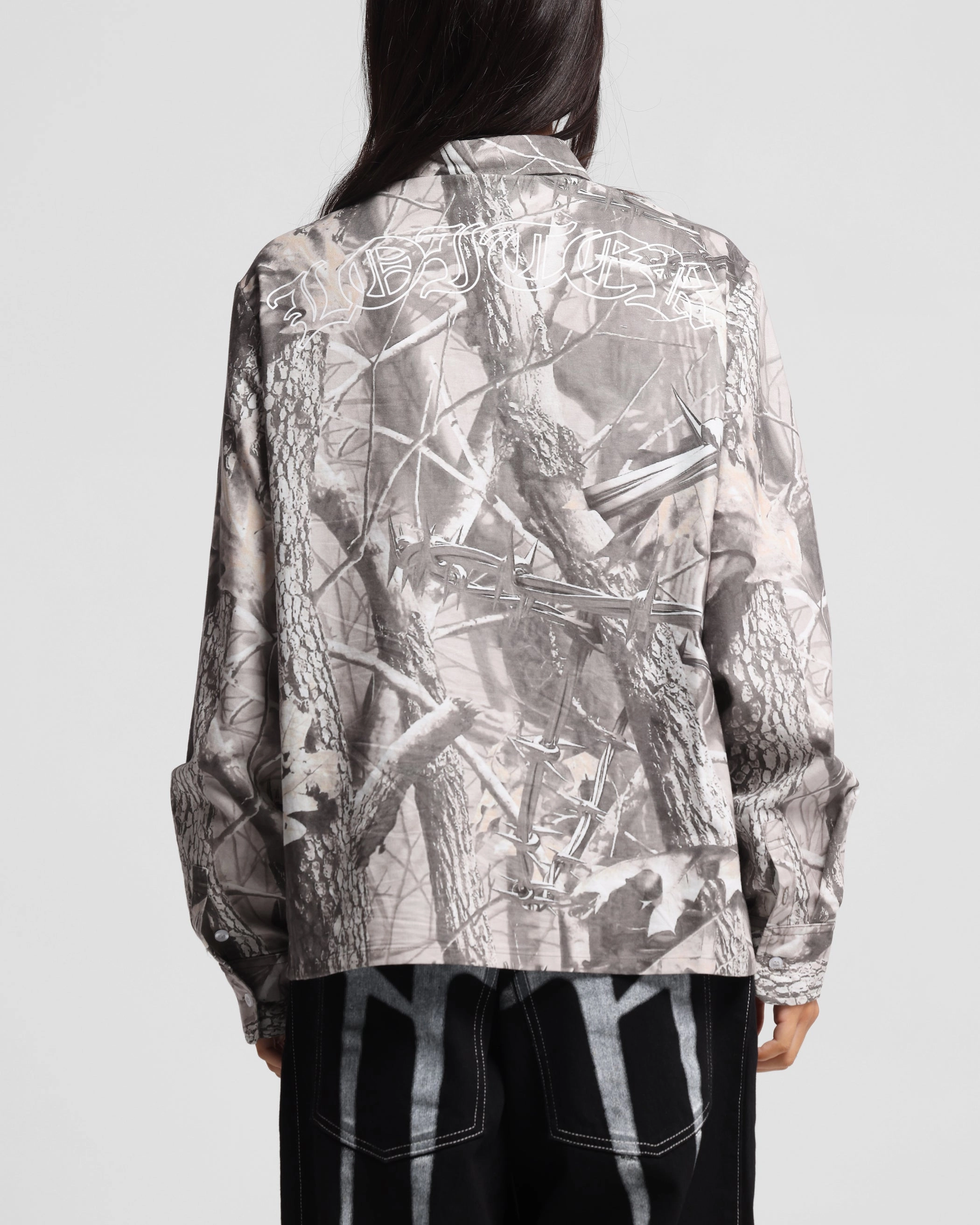 Loiter Chopper Long Sleeve Shirt Real Tree Camo StretchTechnology