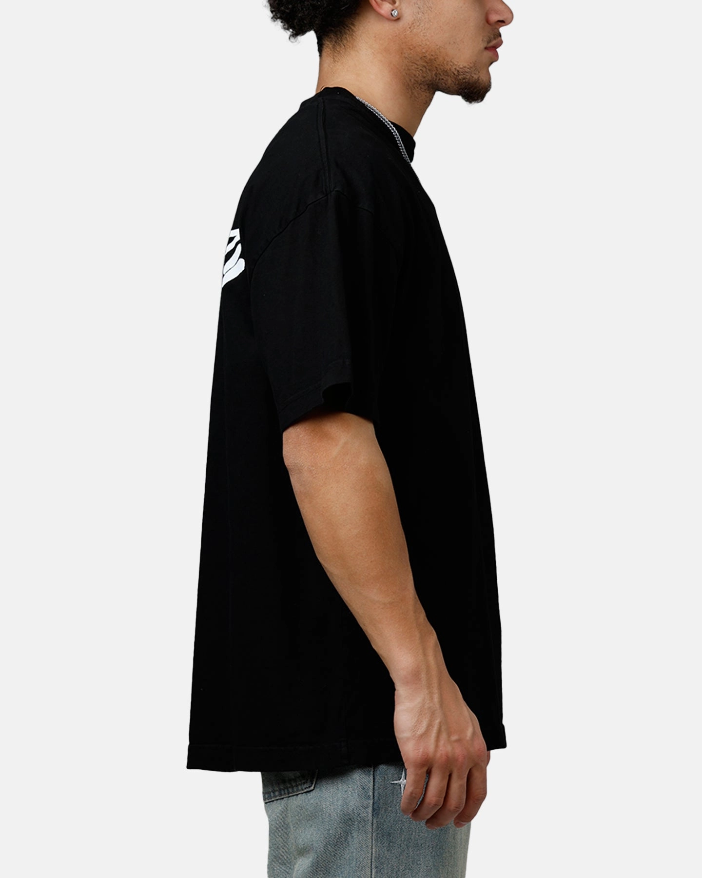 Carre Tag Drop T-Shirt Black Quick Release Fasteners AdjustableCuffSystem