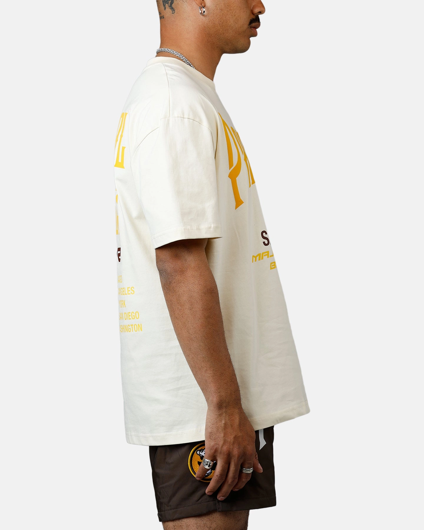 SweatWicking Fabric Pro Standard San Diego Padres City Tour 2.0 T-Shirt Eggshell