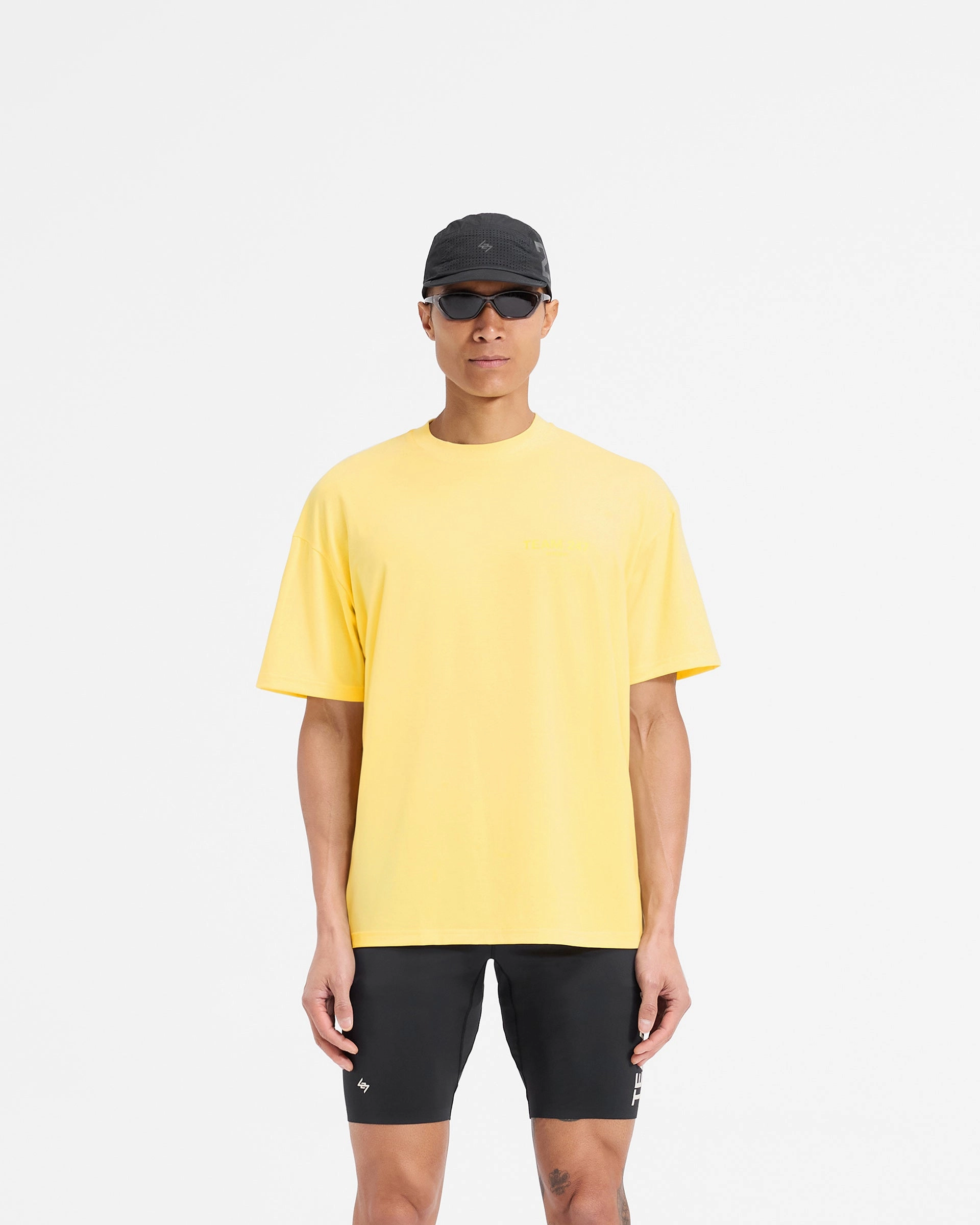 Comfy All-Day Team 247 Oversized T-Shirt - Lemon