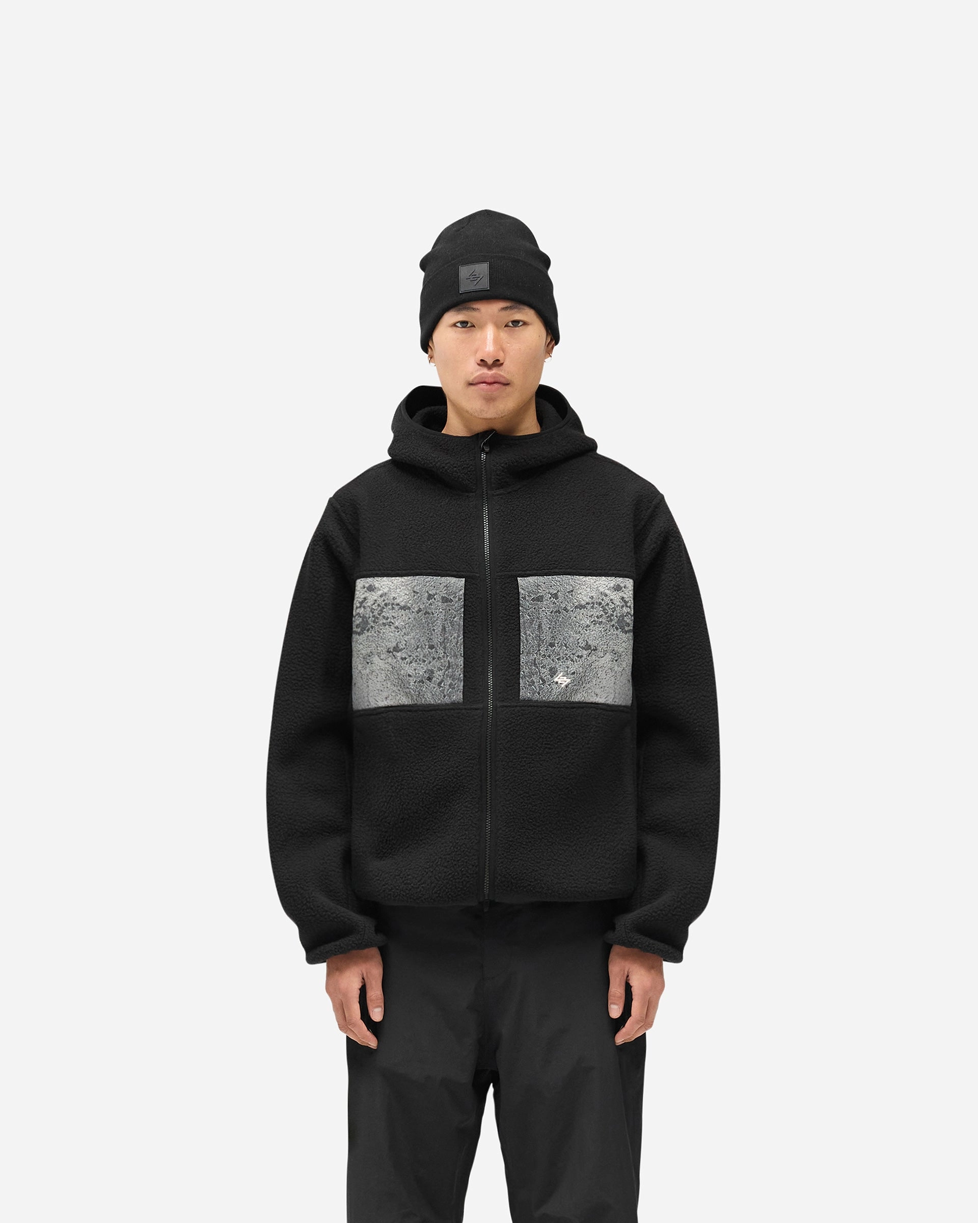 YKK Fasteners 247 Borg Fleece - Black