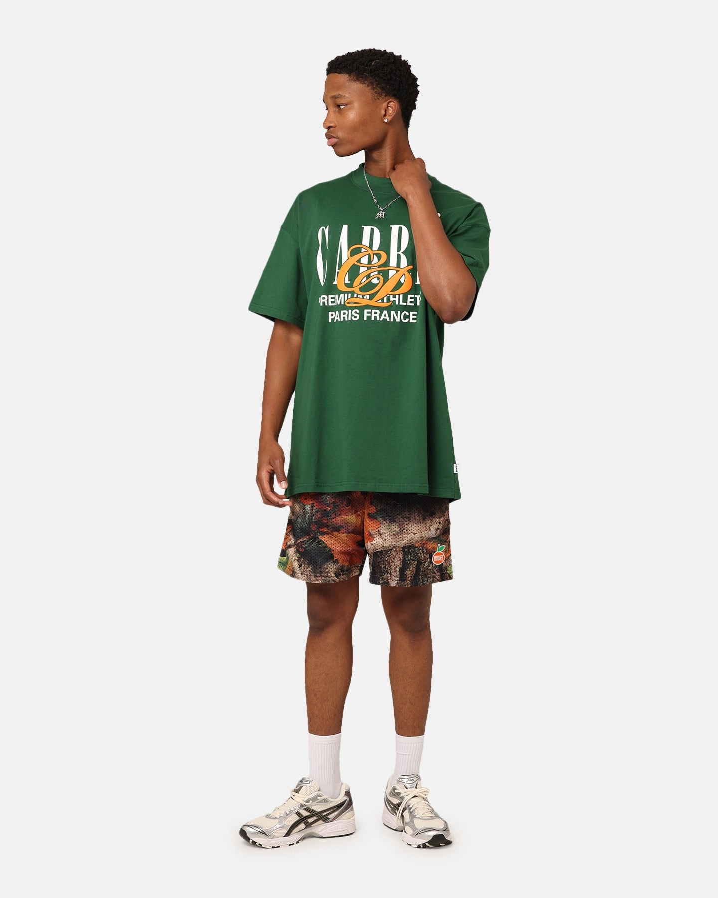 Durable Stitching Carre CP Team Oversized T-Shirt Green