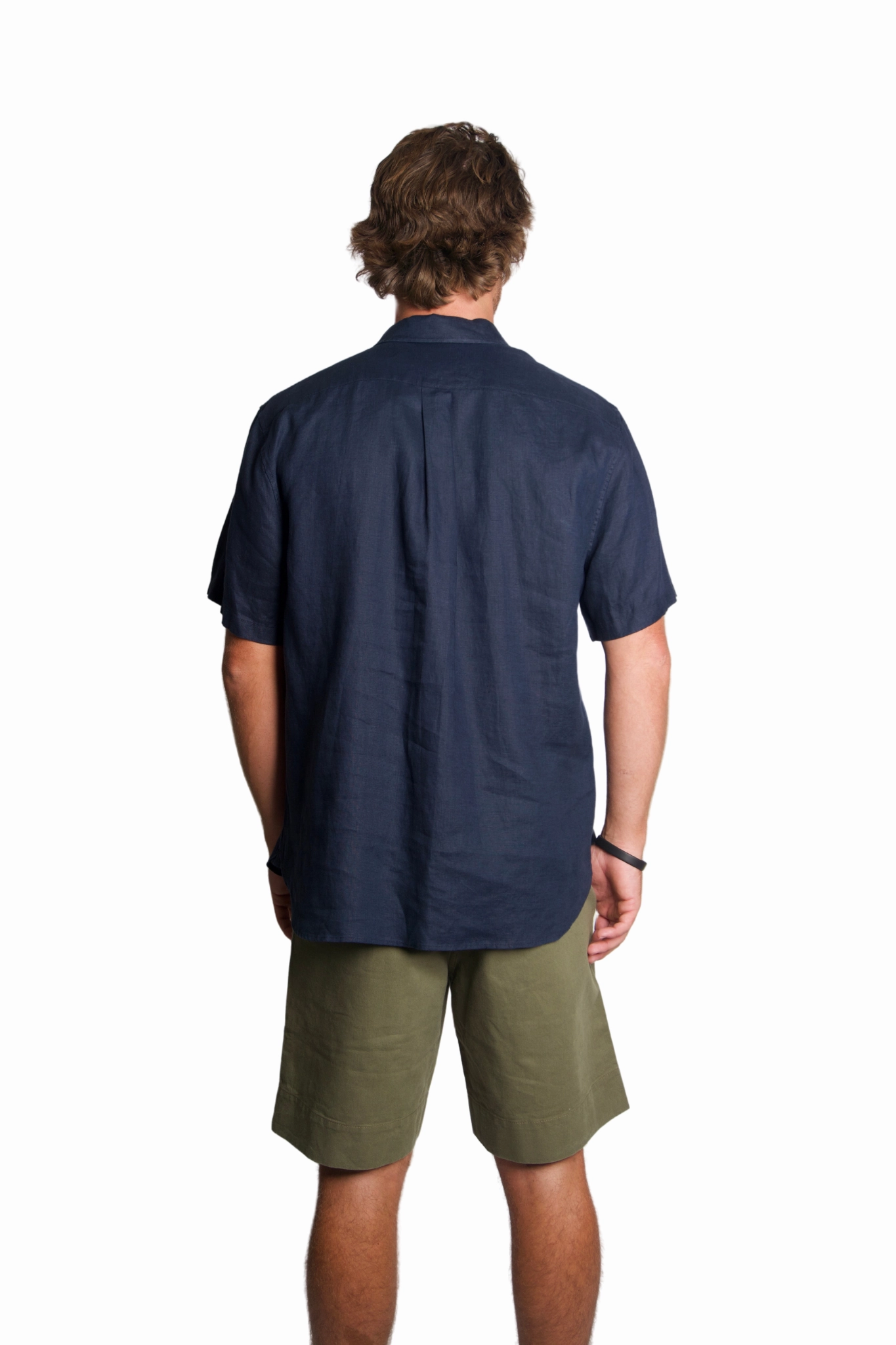 Linen Short Sleeve in Coastal Student Essential