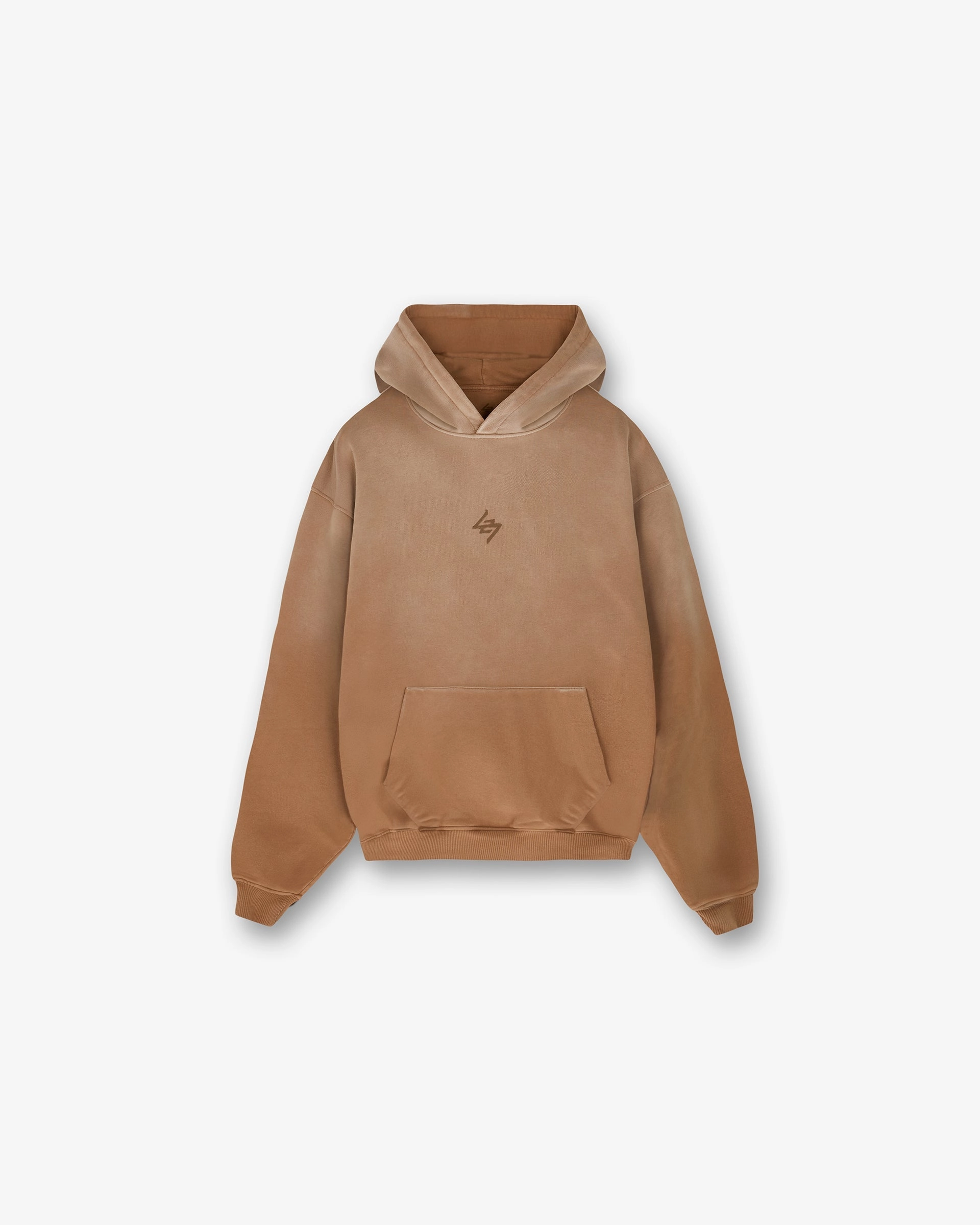 247 Motion Oversized Hoodie - Rust Chipmunk like Chiffon details