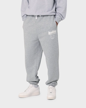 Weekend Wear Slim Look Fit Loiter Art Studio Trackpants Grey