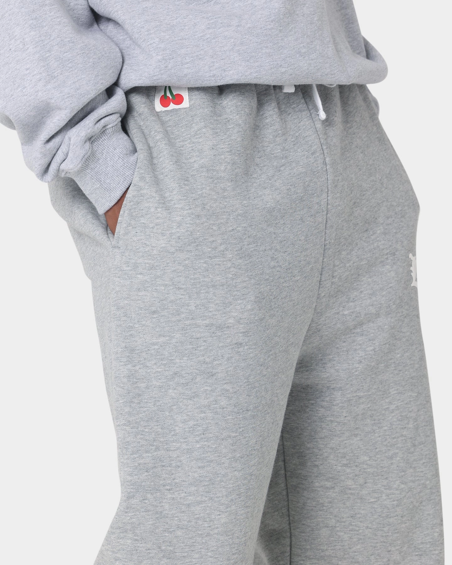 Fade Resistant Dye Loiter Art Studio Trackpants Grey