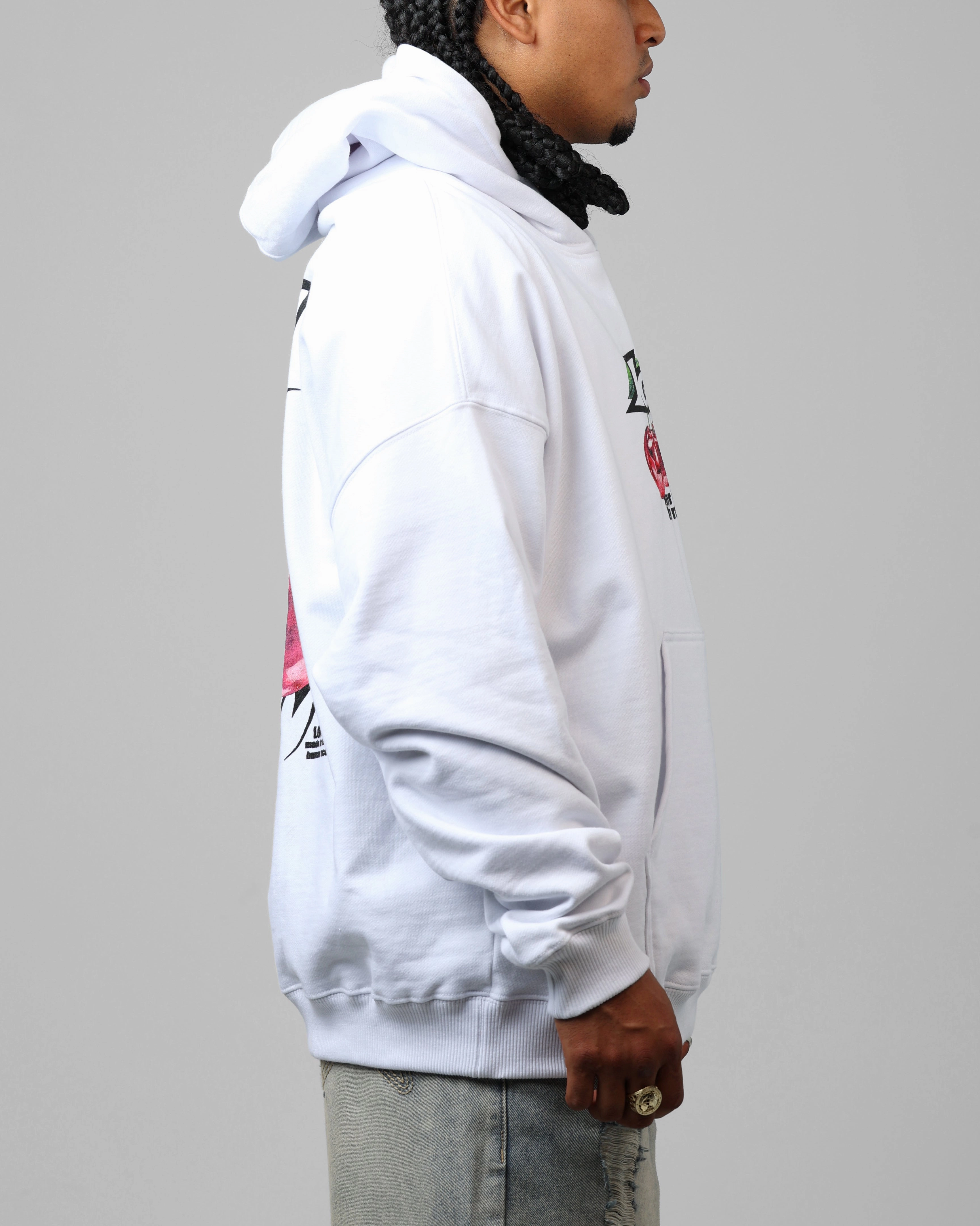 Loiter Cherry Pick Hoodie White Thermal Insulation Core