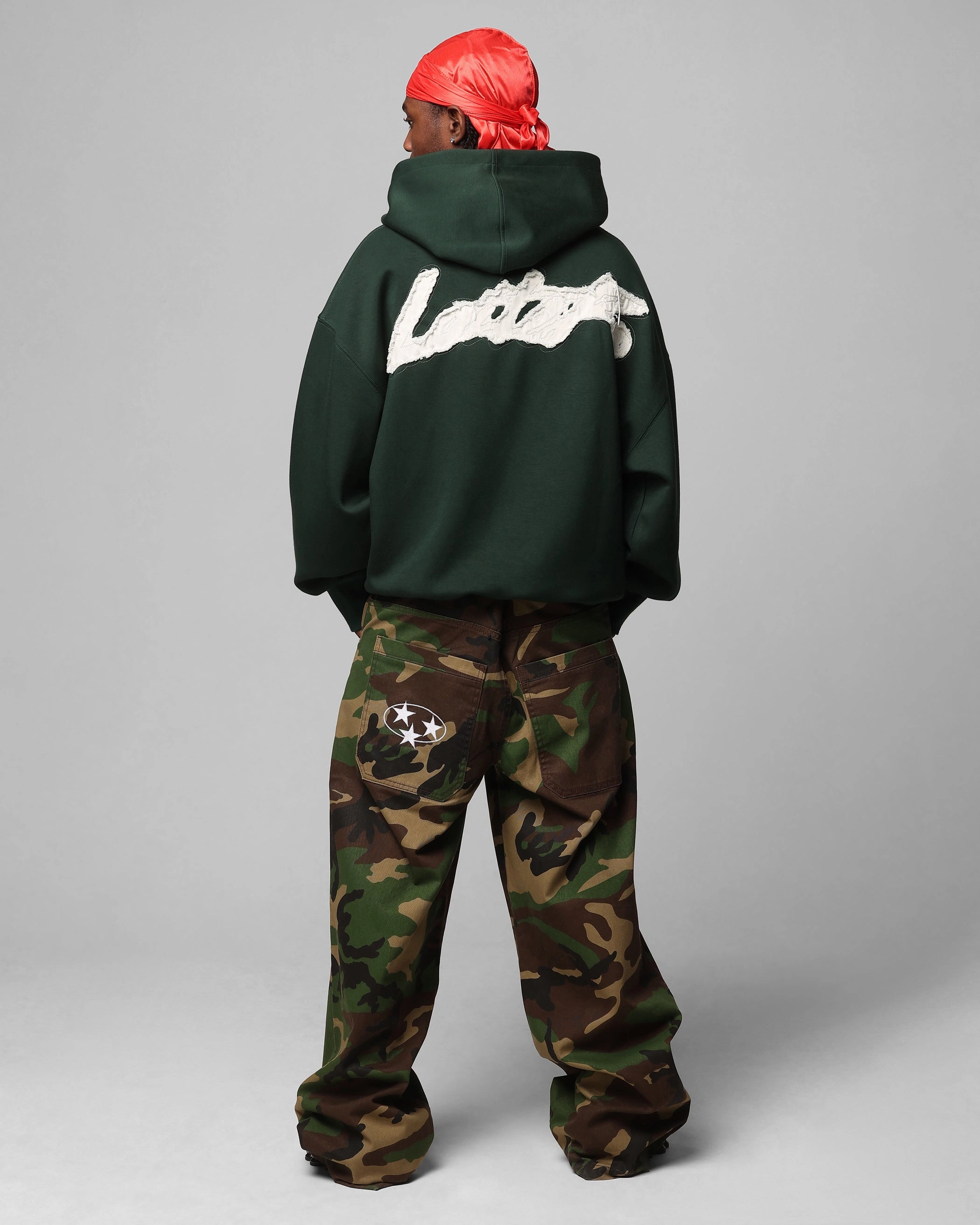 Relaxed Tee Loiter Chroma Premium Hoodie Dark Green