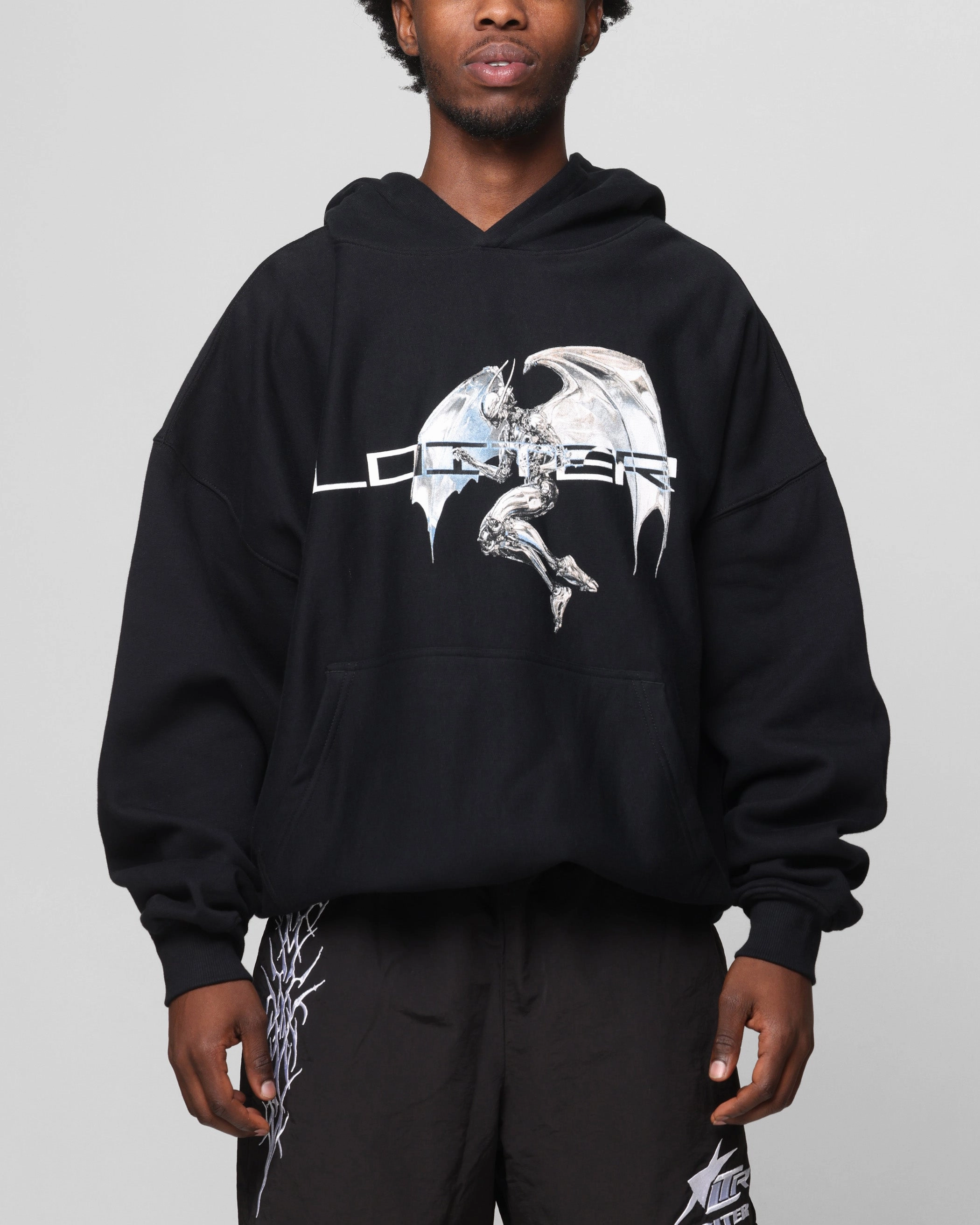 Loiter Chrome Deceiver Hoodie Black Formal Wear