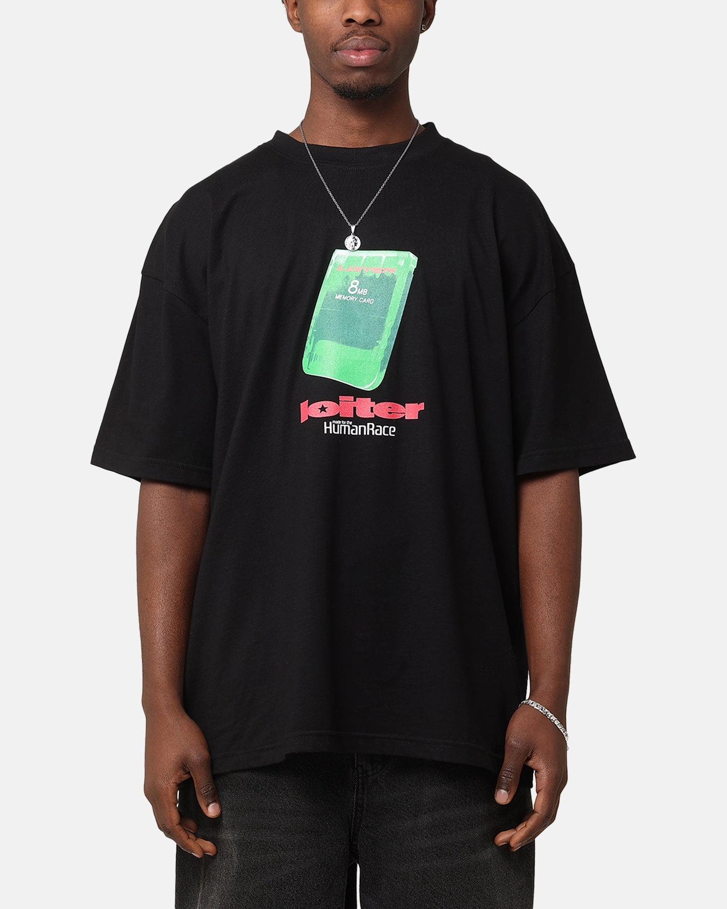 Loiter Core Memory T-Shirt Black Tear Resistant Reinforcement Butter Soft Handfeel