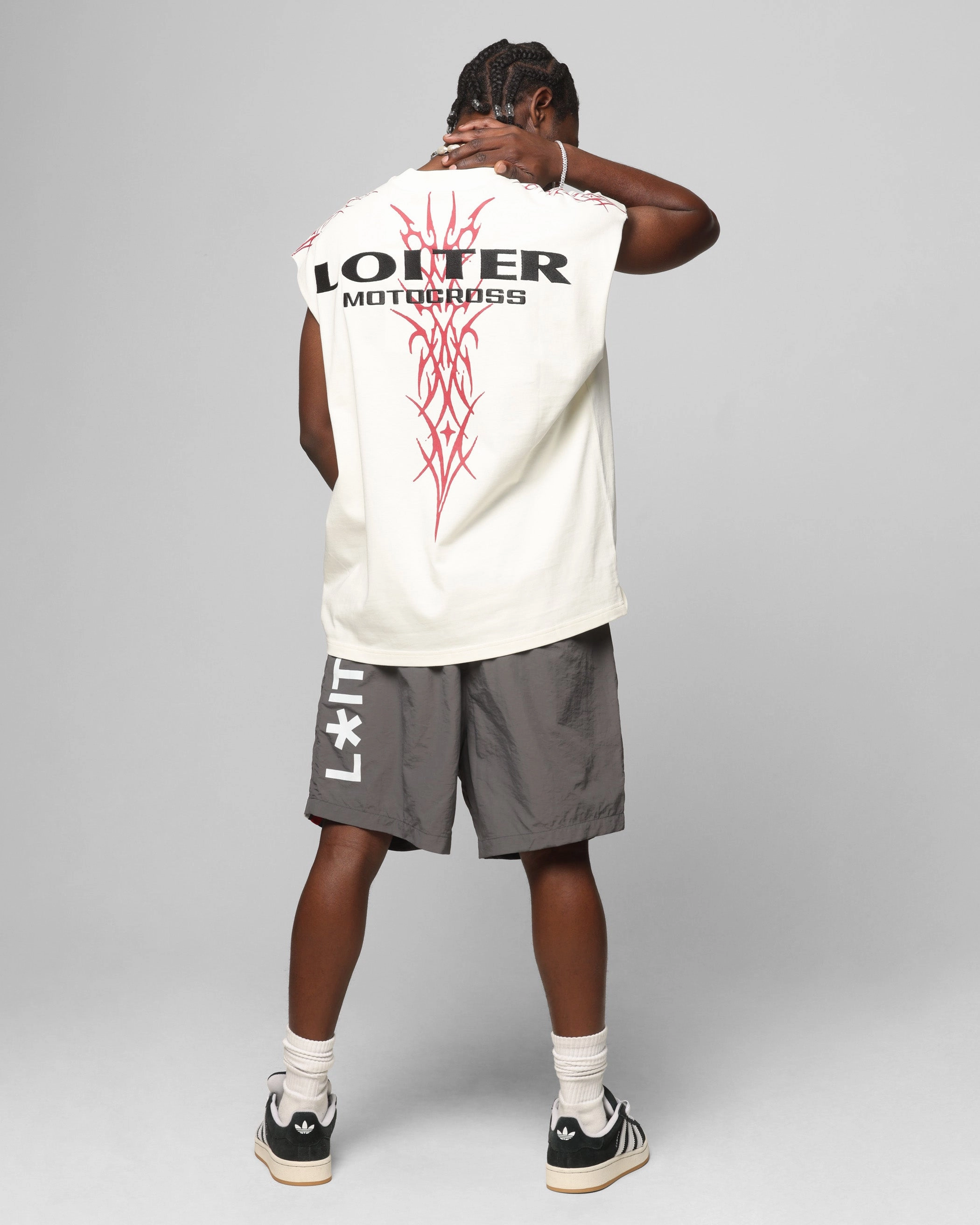 AdvancedAirflowChannels Loiter Cyber Muscle T-Shirt Off White