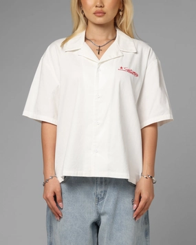 MinimalistStyle Quick-Dry Loiter Daytona Button Up Shirt White