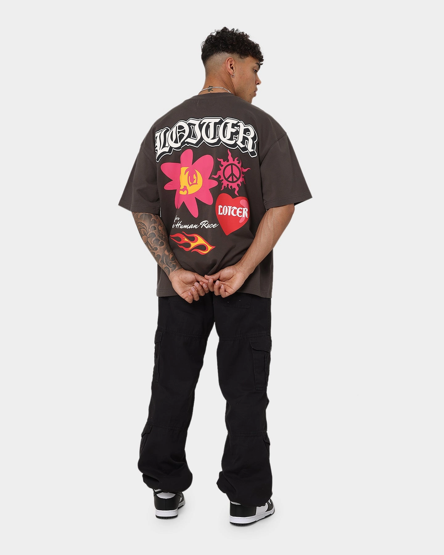 Loiter Euphoria T-Shirt Charcoal SustainableBlend HeatRegulating