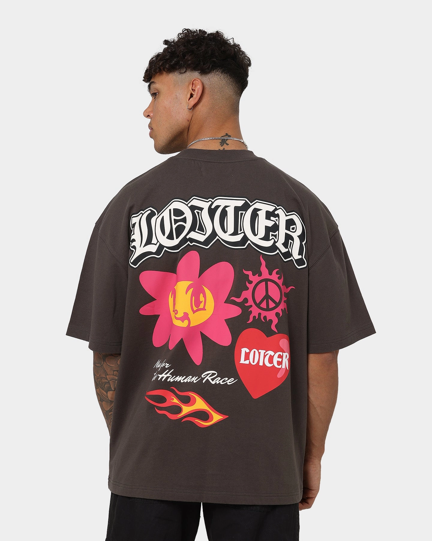 Loiter Euphoria T-Shirt Charcoal MultiPocketDesign