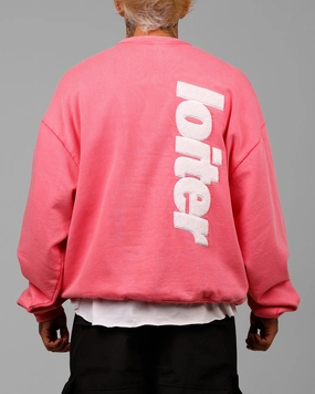 Anti Fade Technology Loiter Freeway Crewneck Pink