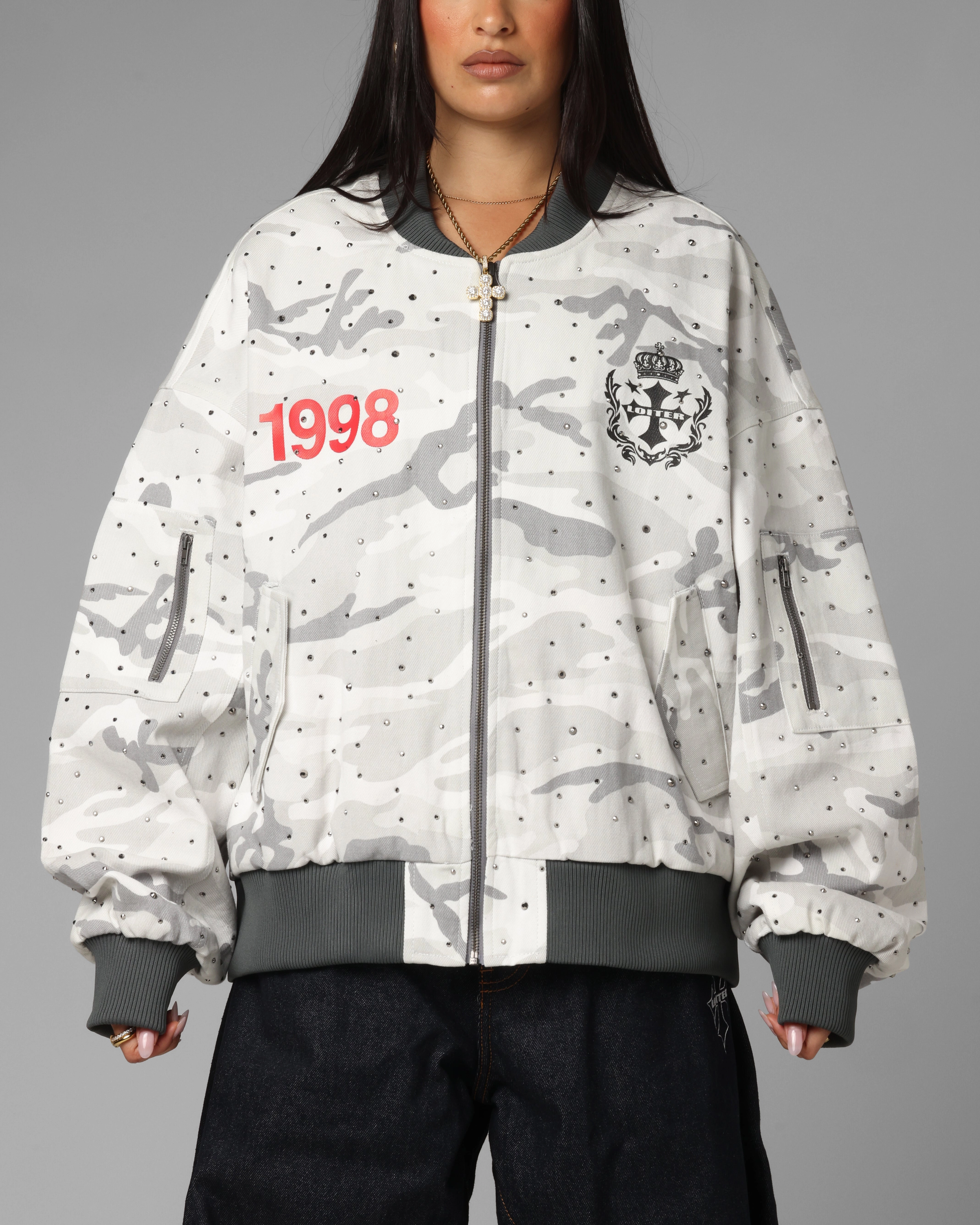 Layered Ventilation Zones Loiter Hailstorm Bomber Snow Camo