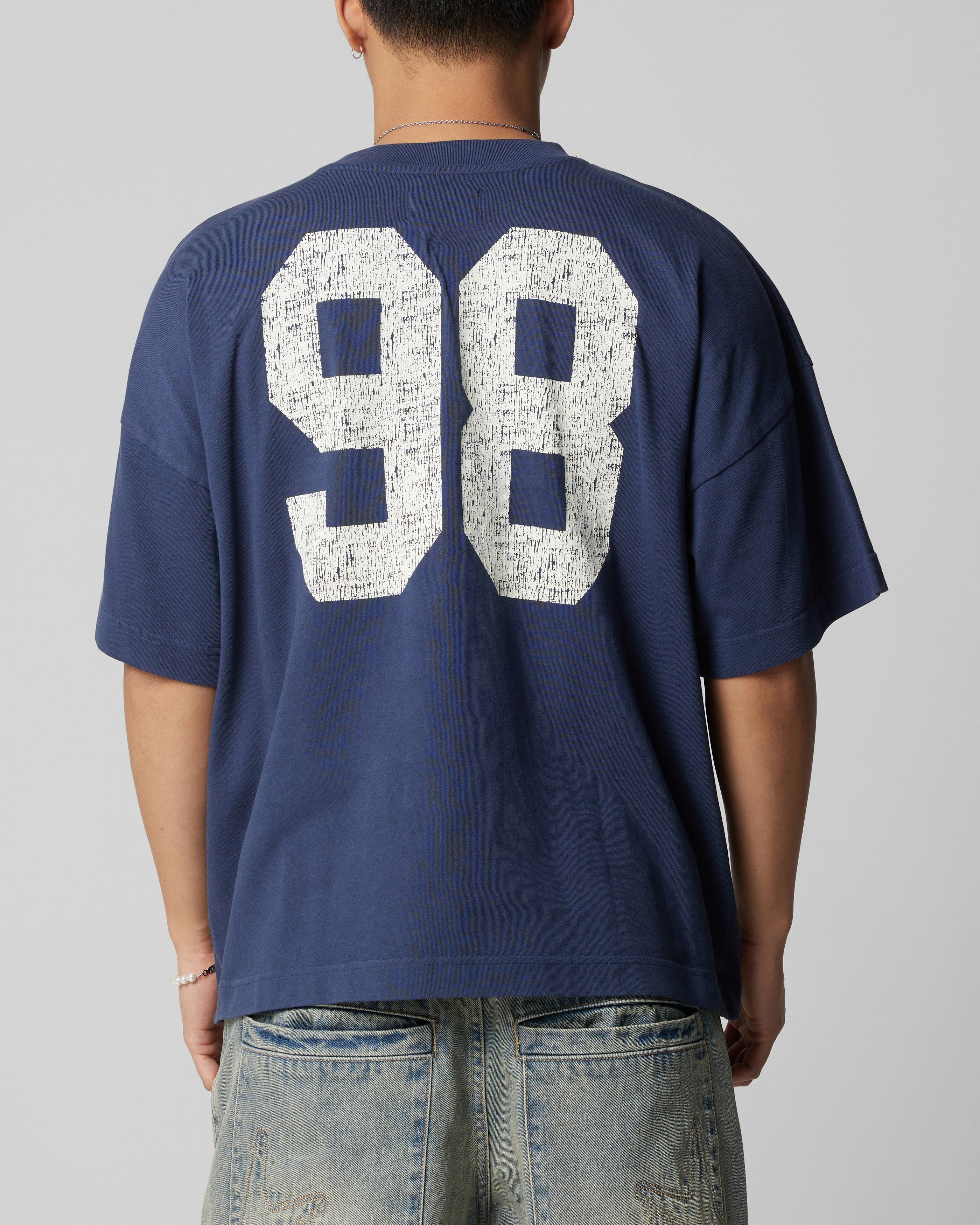 Loiter Human Box T-Shirt Blue UltraLightweight