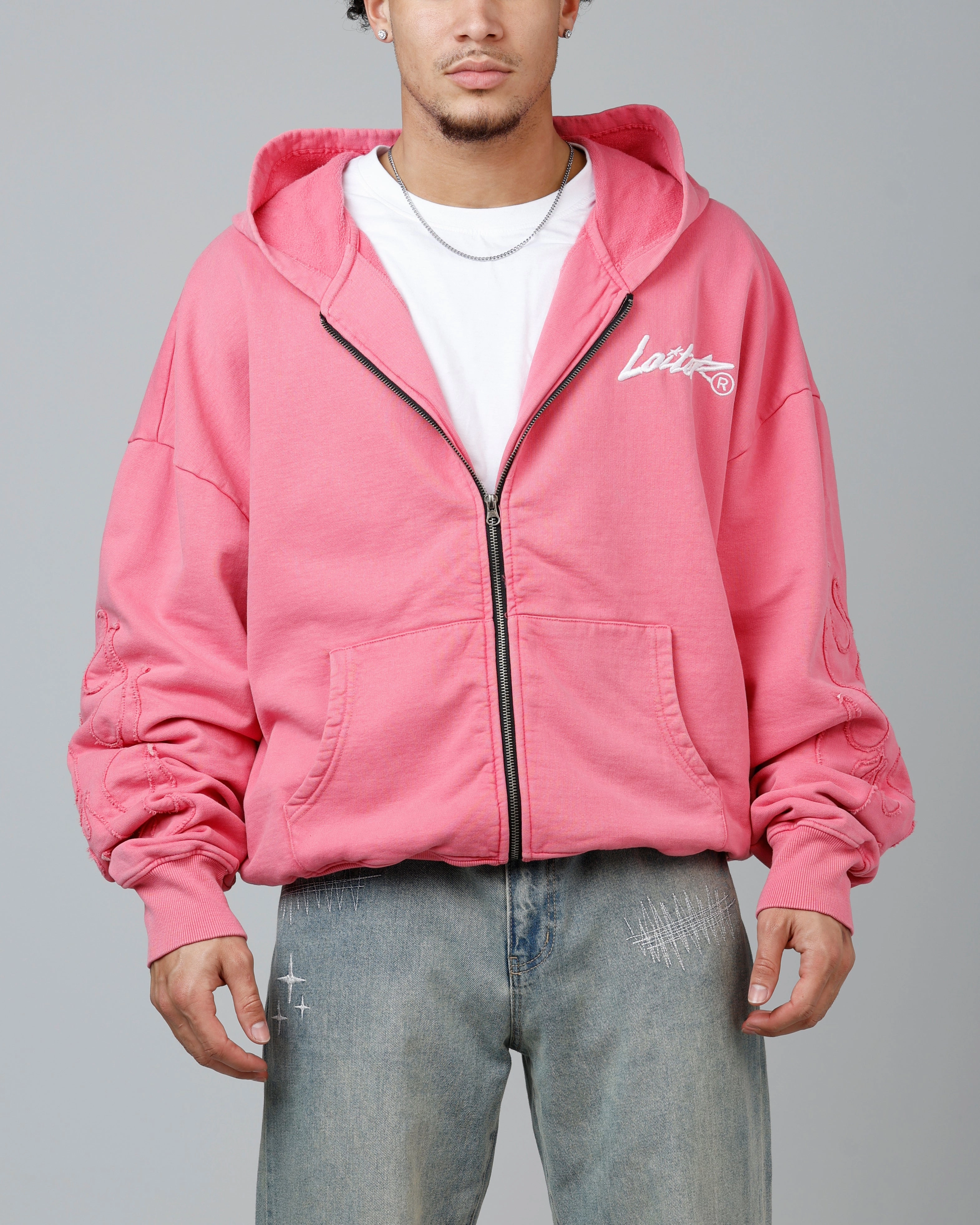 Loiter Inferno Hoodie Pink elegant design Versatile Layering