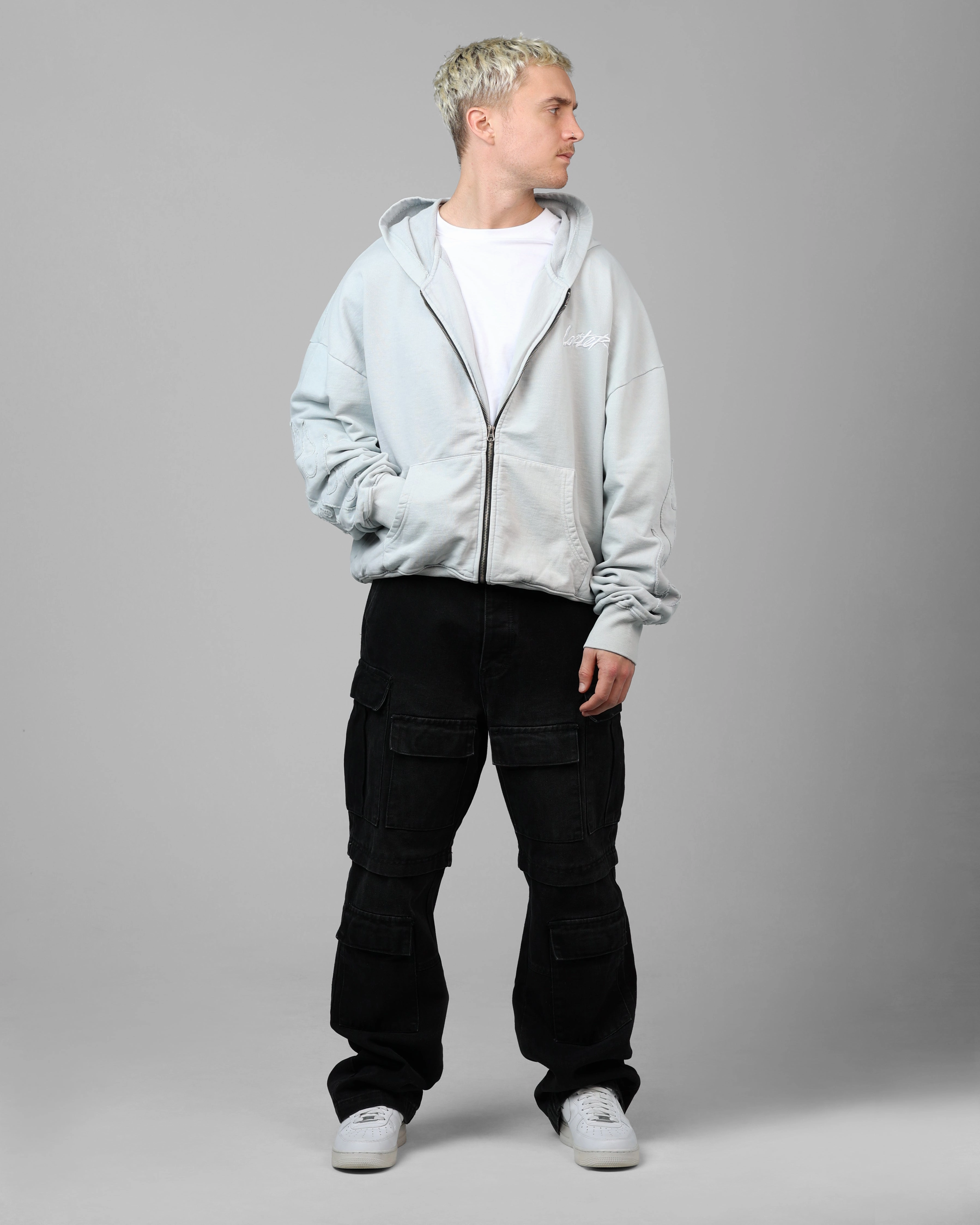 QuickDrySystem Fashionable Tank Loiter Inferno Hoodie Stone