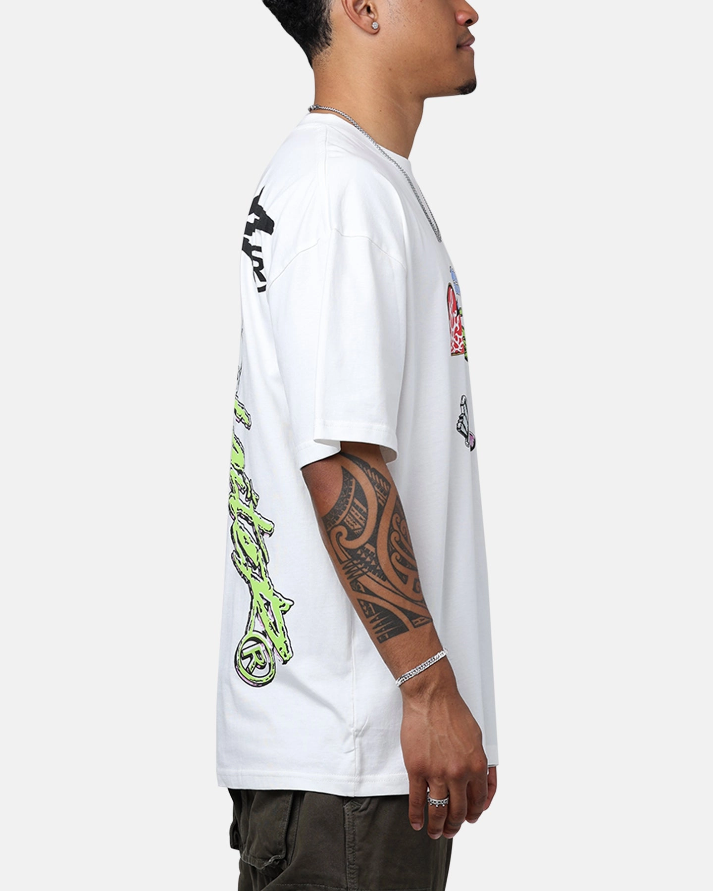 Loiter Key Bump T-Shirt Off-White FadeResistant RaglanSleeve