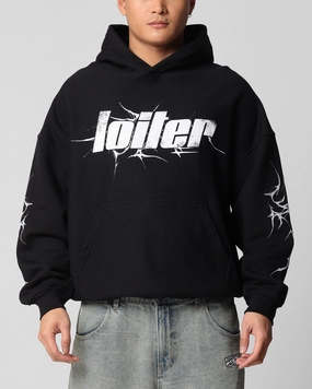 Loiter Neo Hoodie Black OEKOTEX Certified Fabric Multi Panel Cut