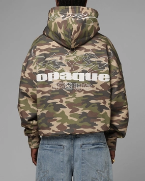 Loiter Opaque Premium Hoodie Camo DoubleStitchedHem