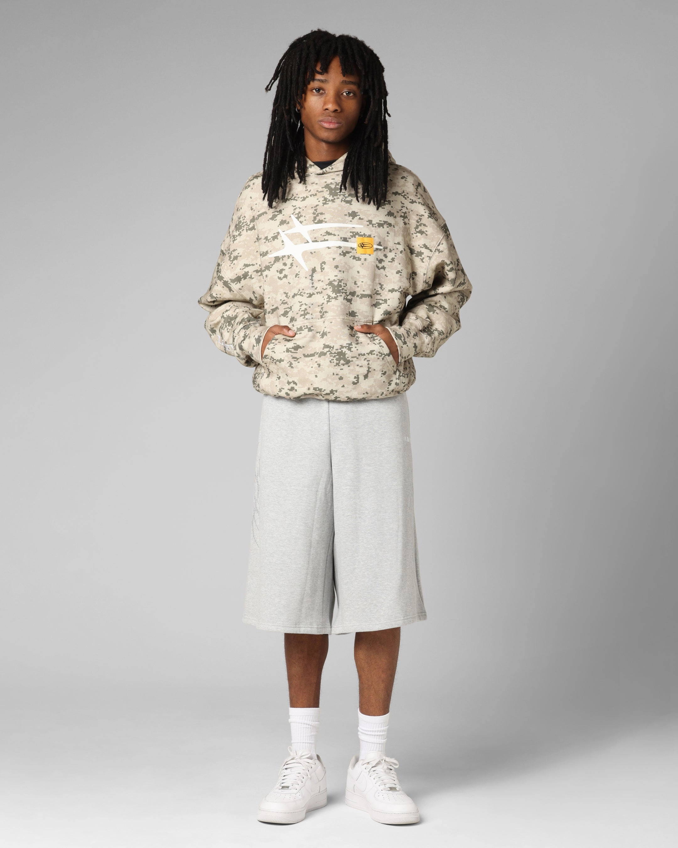 Loiter Opaque Sweat Shorts Grey snag resistant