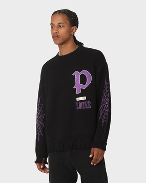Loiter Paradise Knit Sweater Black ButterSoft Handfeel