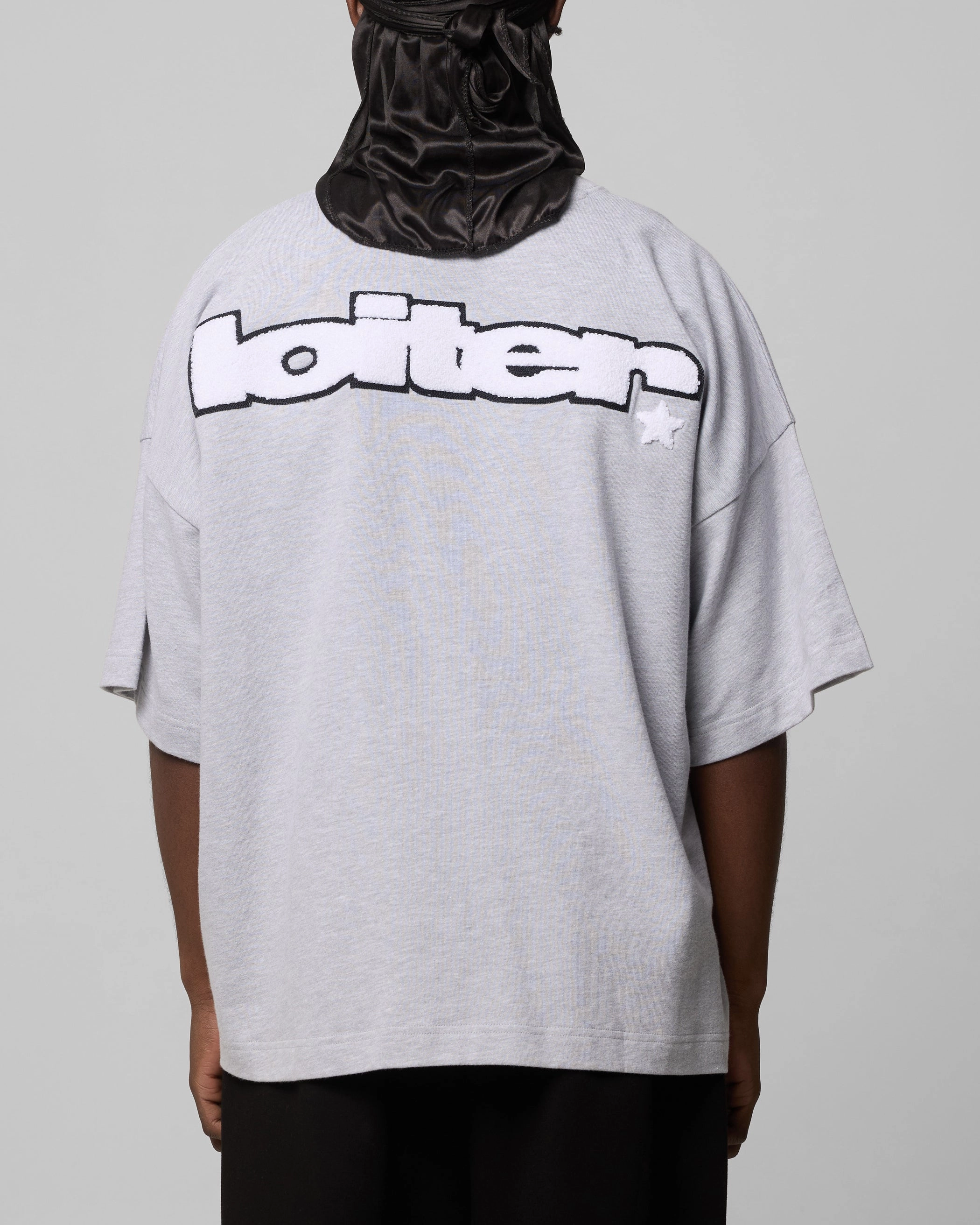 AntiPillingFinish Loiter Premium Essentials Boxy T-Shirt Grey Marle